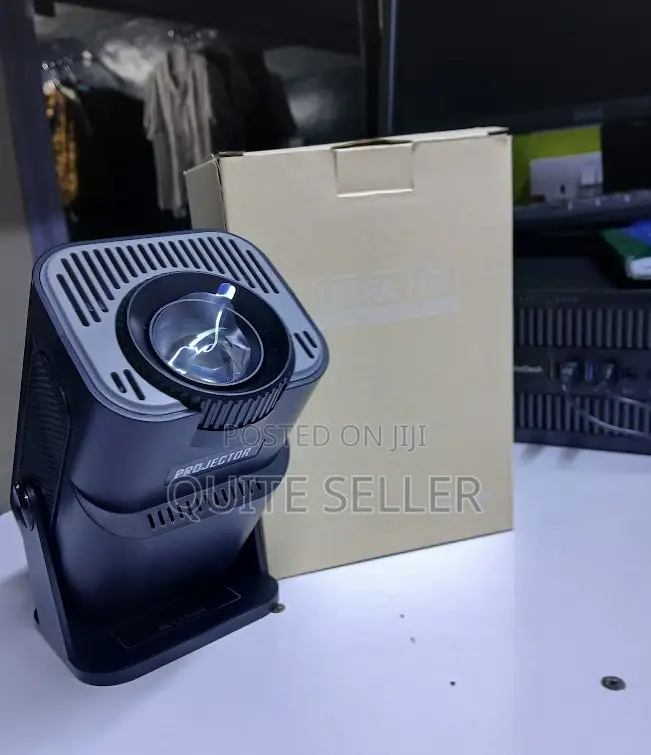 Low Noise Mini Projector, Native 1080p Wired Bluetooth Projector,