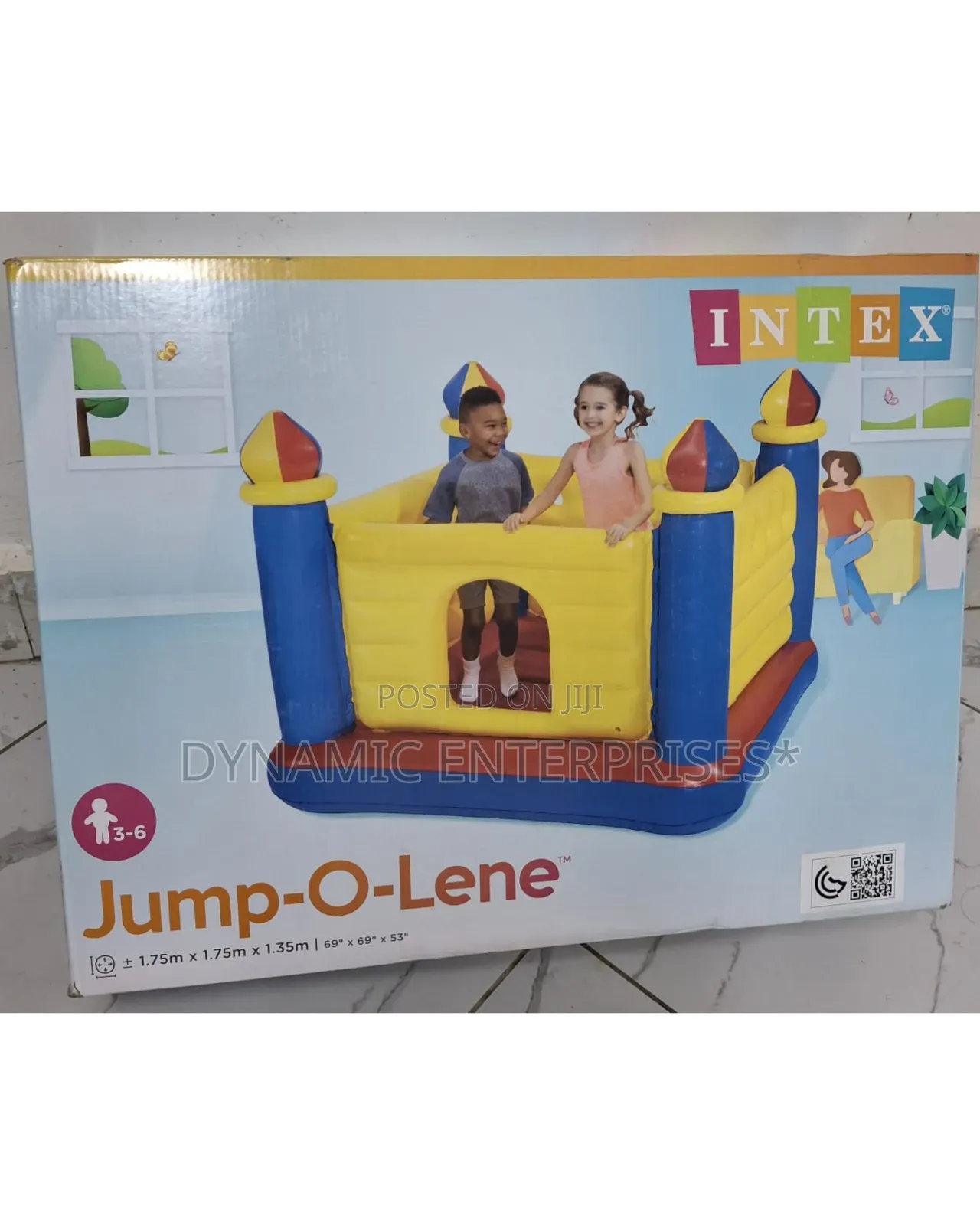 Intex Jump-O-Lene Inflatable Castle Bouncer.