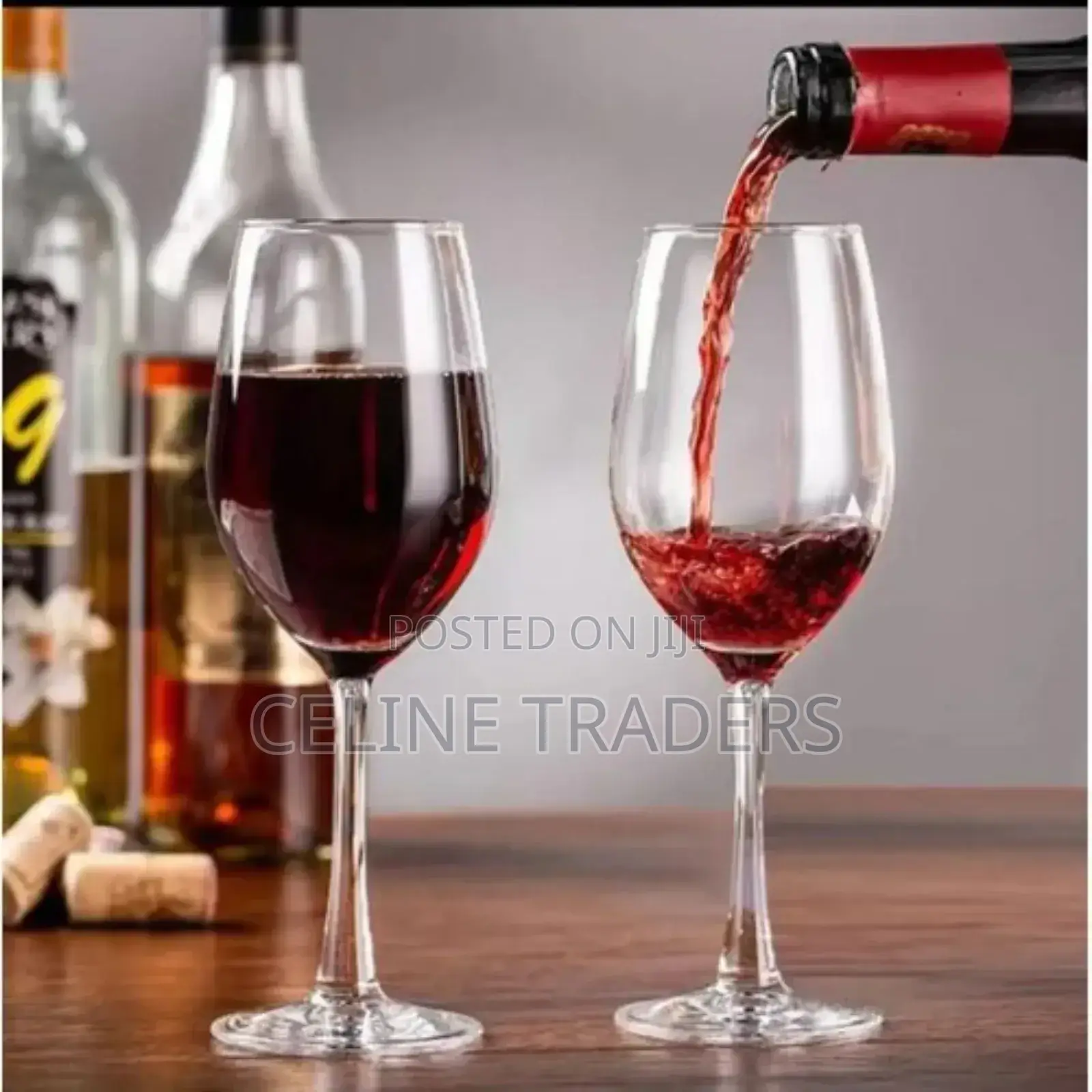 330 Ml Quality Wine Glasses 6 Pieces Set.