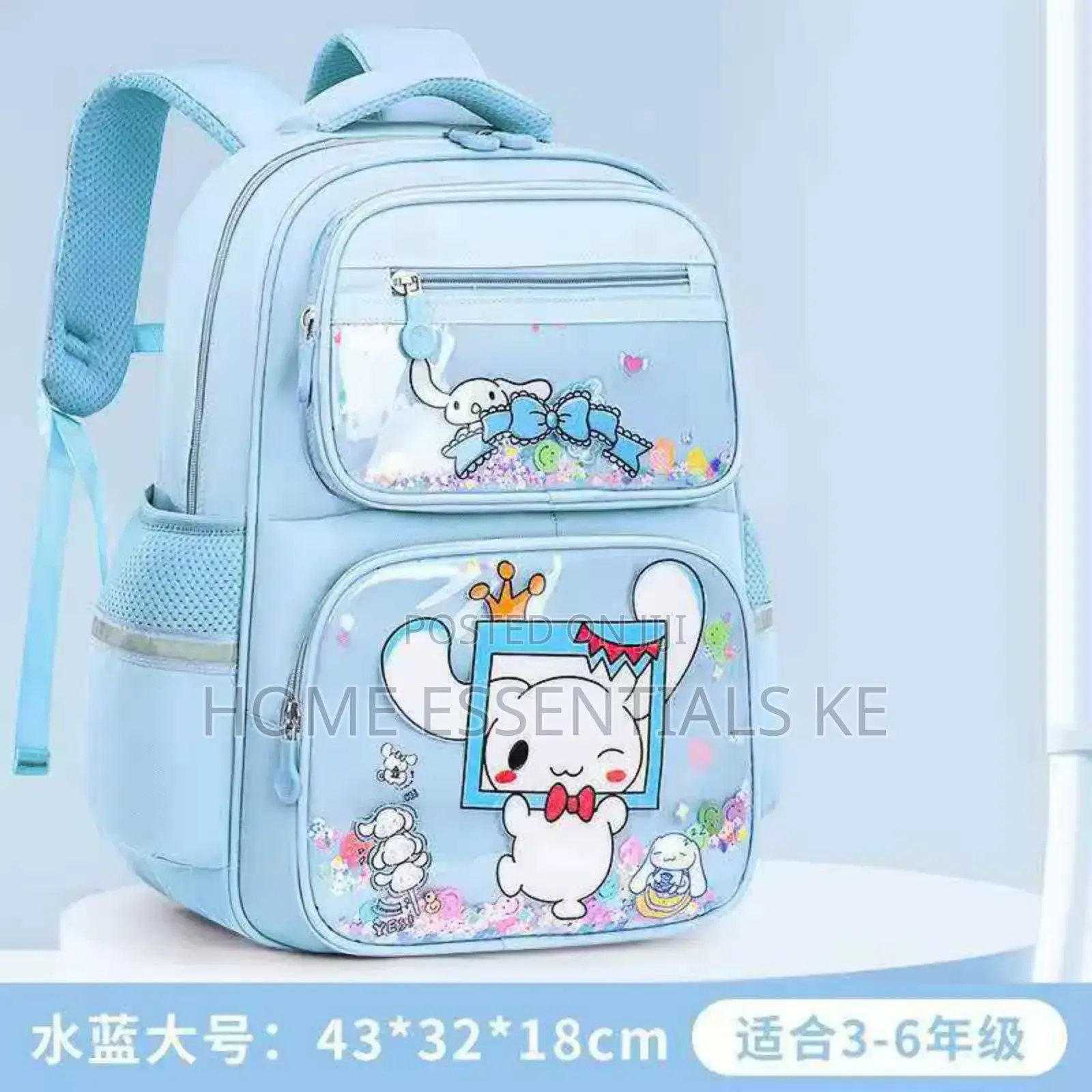 Oxford High Quality Cute Cartoon School Bag* Pink,Blue, Purple