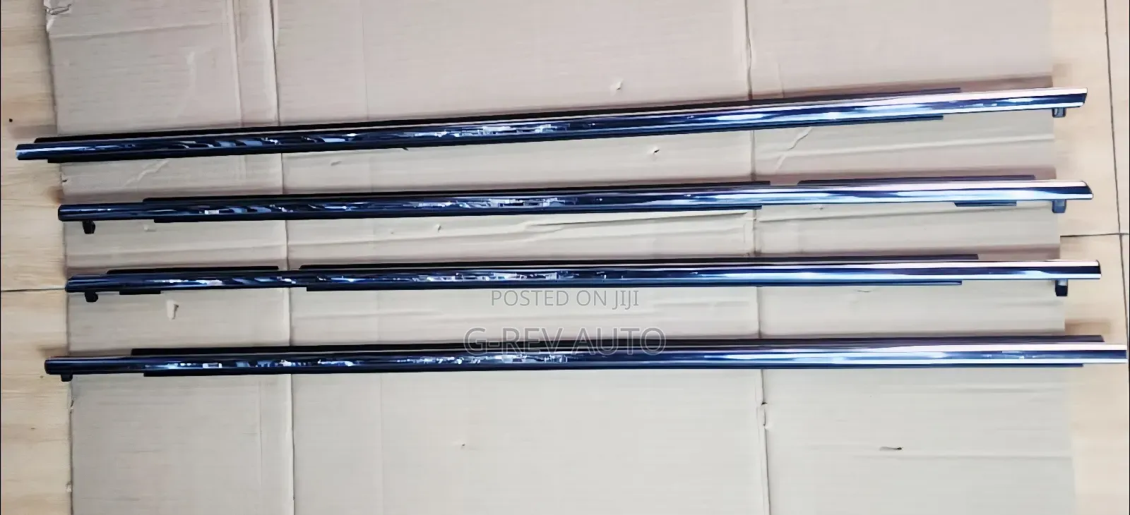 Prado J150 2010-2018 Chrome Weather Strips.