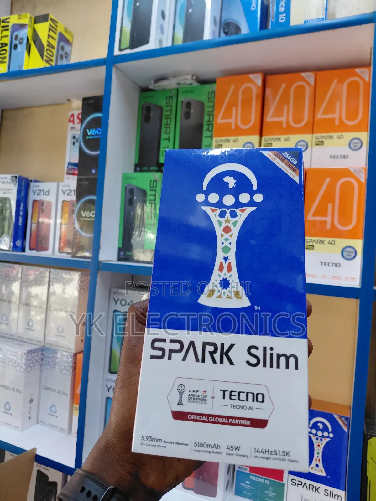 New Tecno Spark Slim 256 GB White