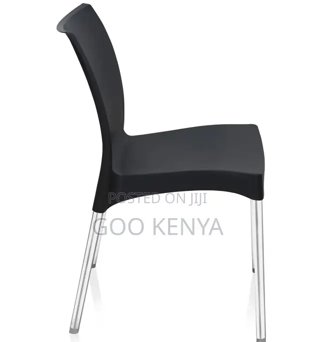 Home Chair; Armless Outdoor Plastic Side Chair for Hotels Homes