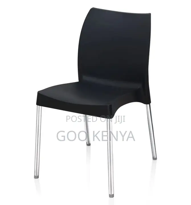 Home Chair; Armless Outdoor Plastic Side Chair for Hotels Homes