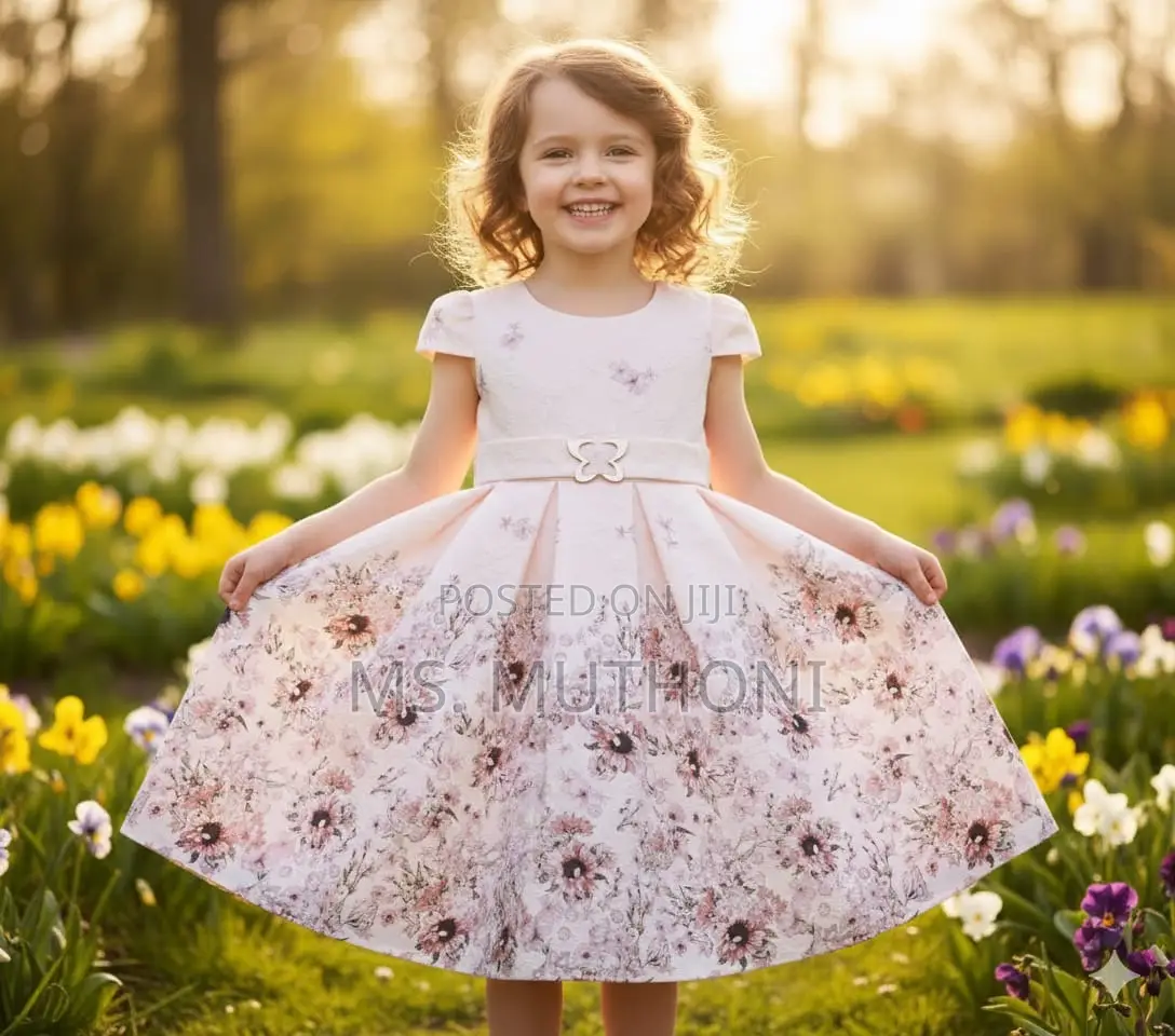 Elegant Flower Dress for Girls Upto 11 Yrs