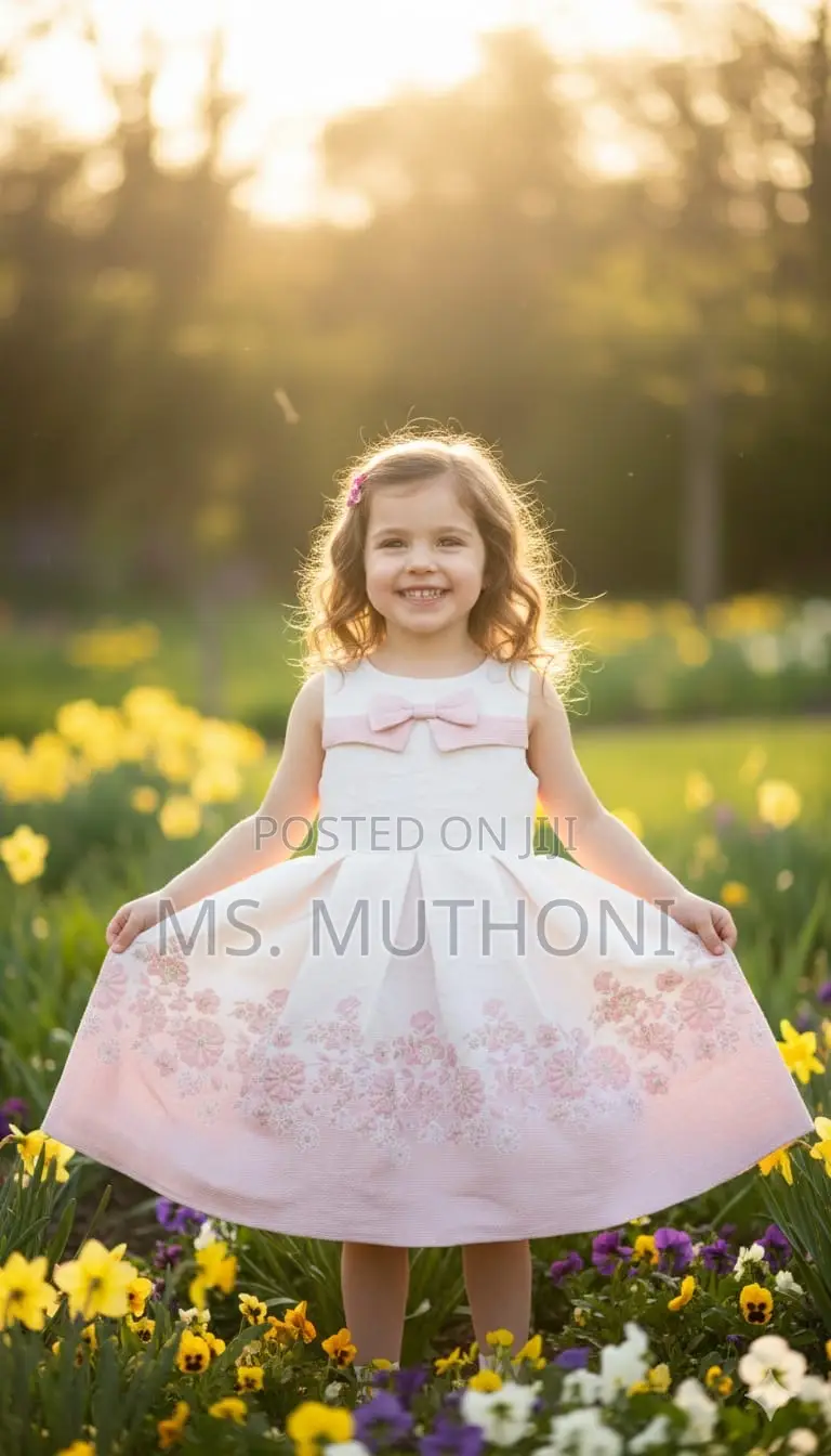 Elegant Flower Dress for Girls Upto 11 Yrs