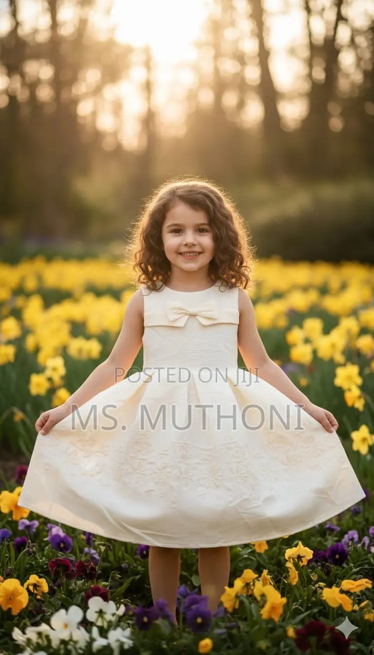 Elegant Flower Dress for Girls Upto 11 Yrs