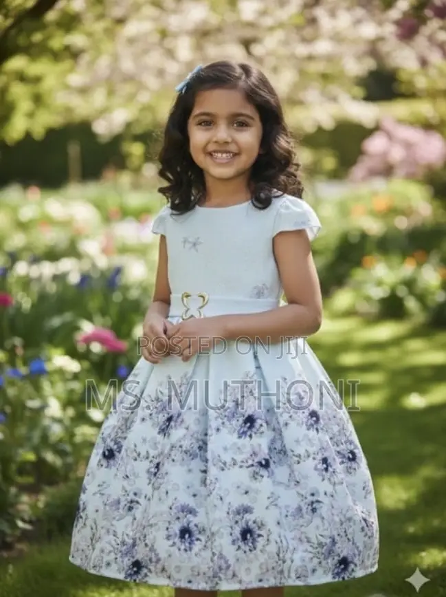 Elegant Flower Dress for Girls Upto 11 Yrs