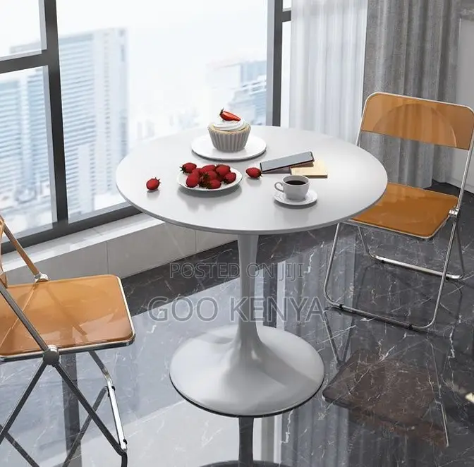 Home Table; Smooth Wood Round Living Room Table for Coffee Areas