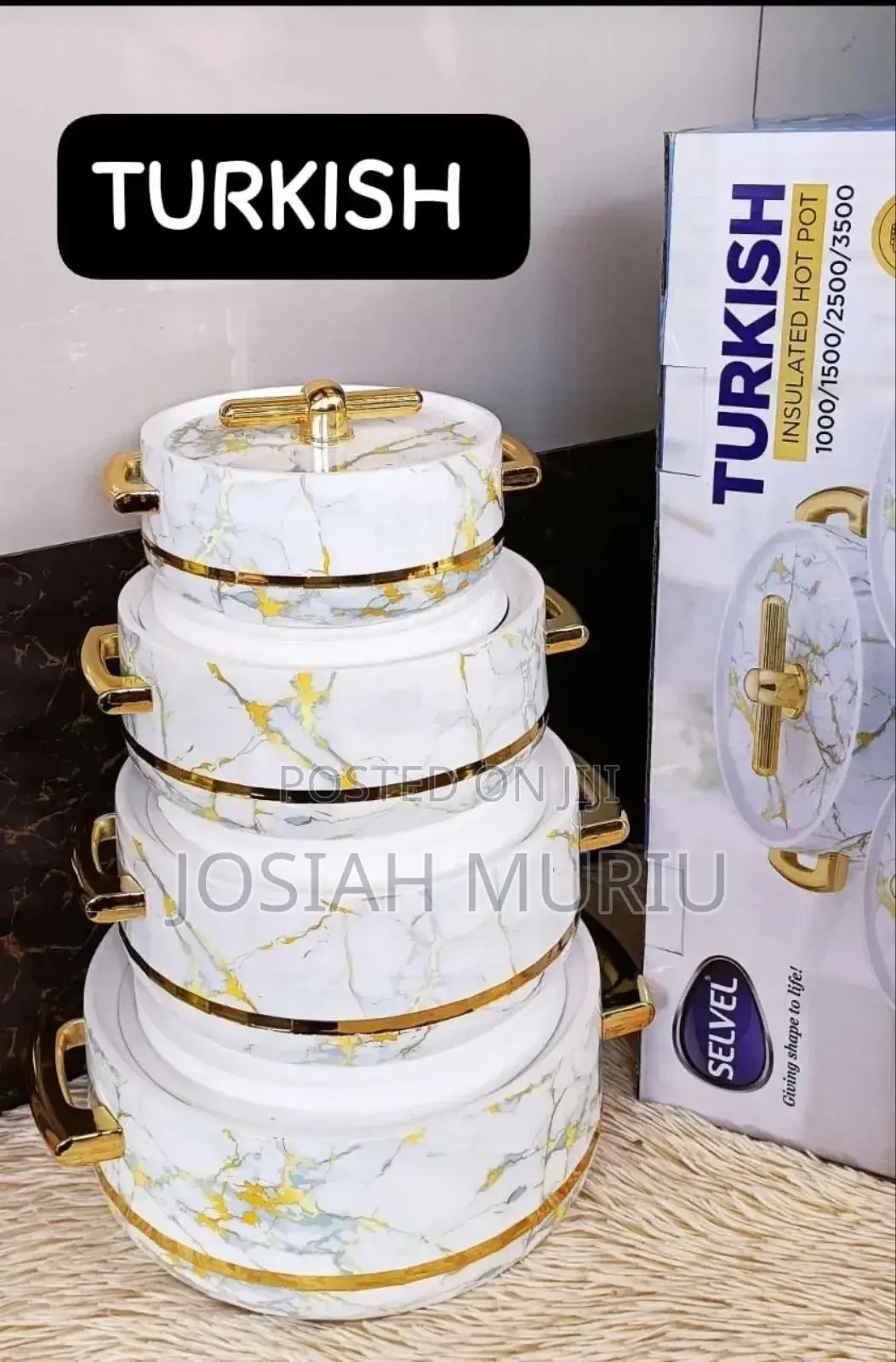 Turkish 4pcs Set Hotpots (White)