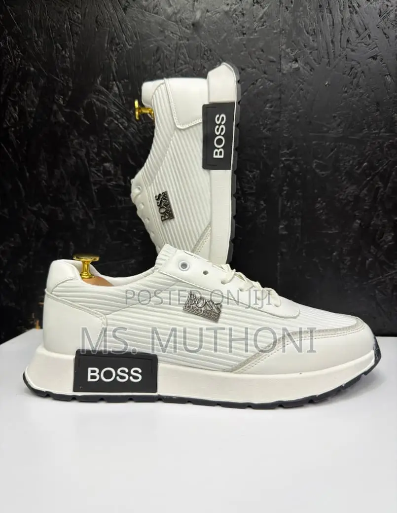 Black / White H. Boss Casual Sneakers