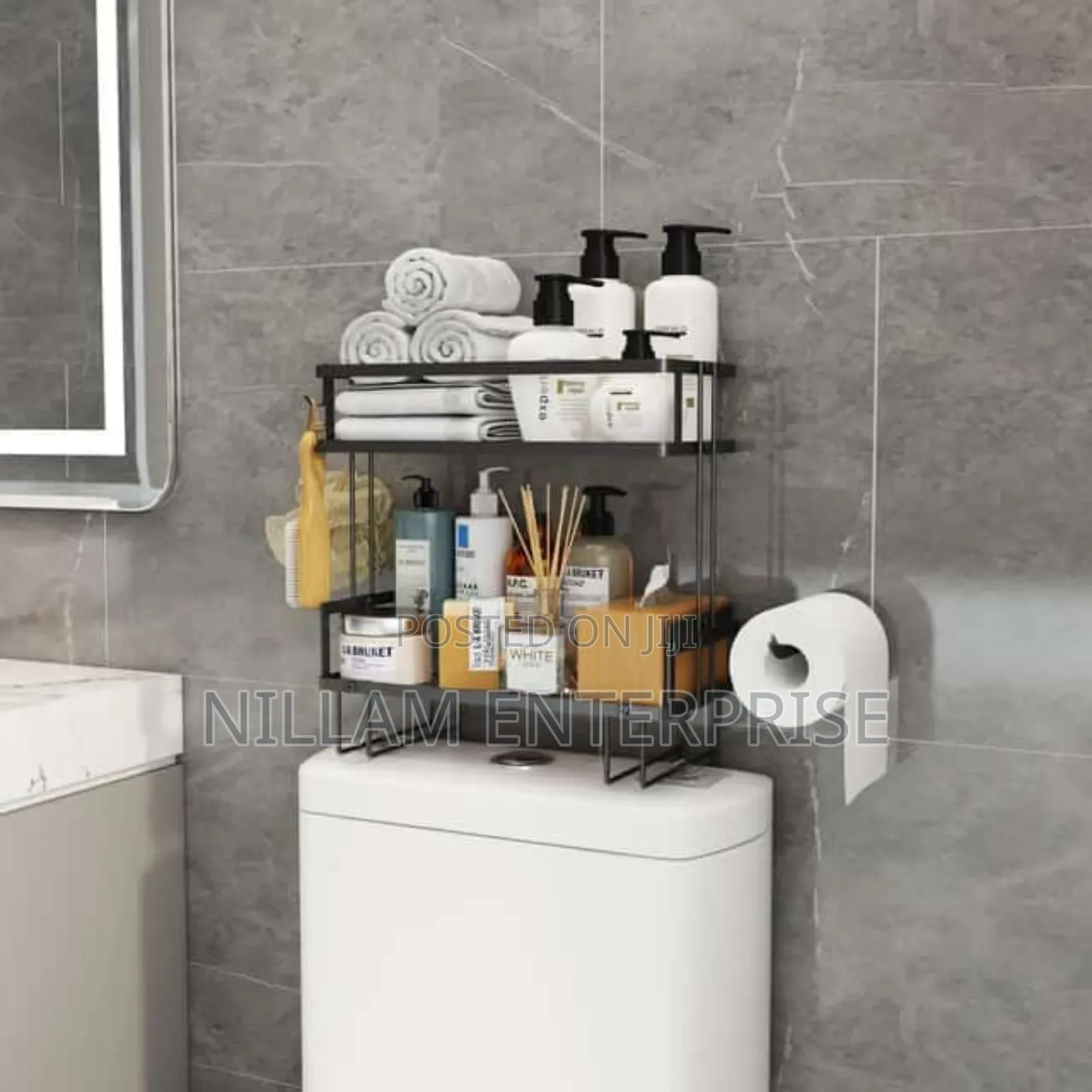 Double Layer Bathroom/ Toilet Racks