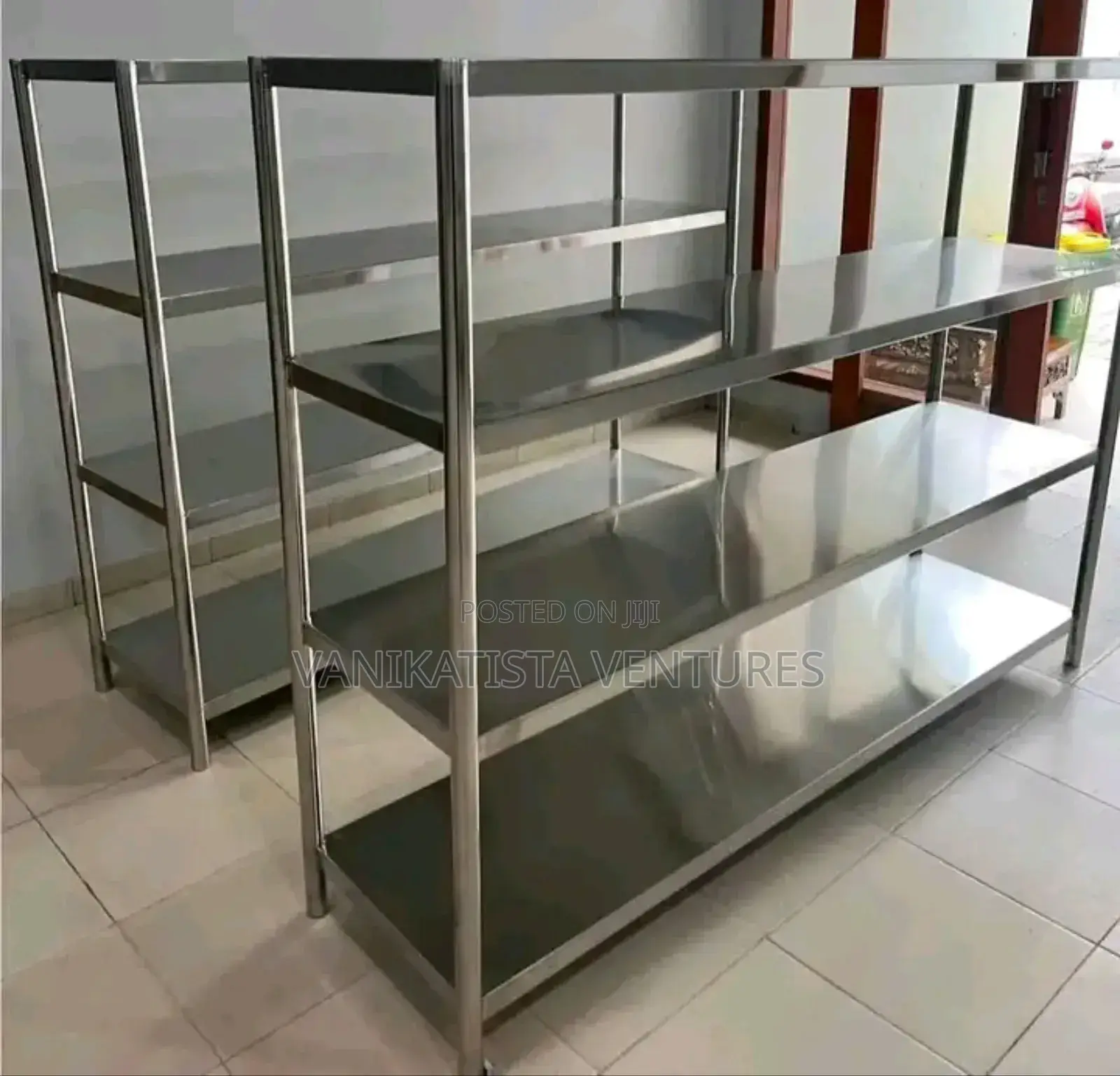 Durable Stainless Steel Rack – Perfect for Kitchen or Storage