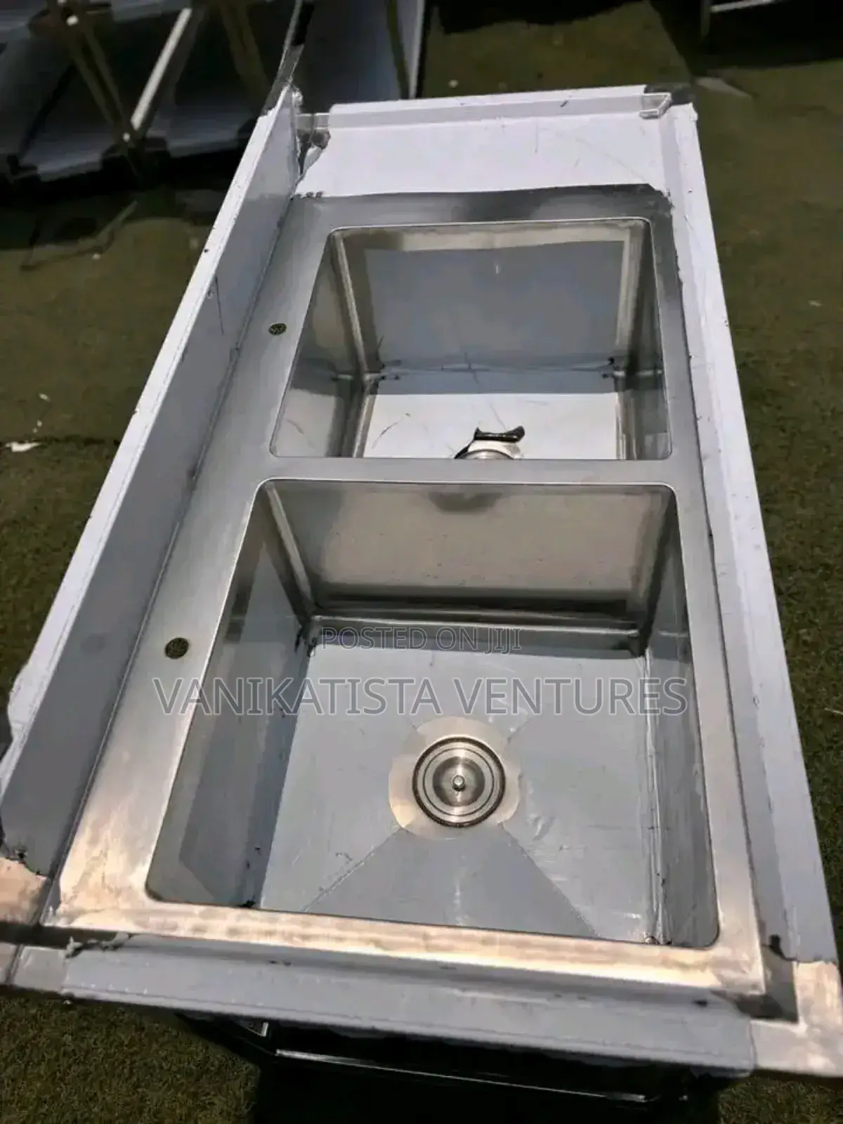 Stainless Sink, Well Spacious Double Bowls Kitchen Sink for Washing