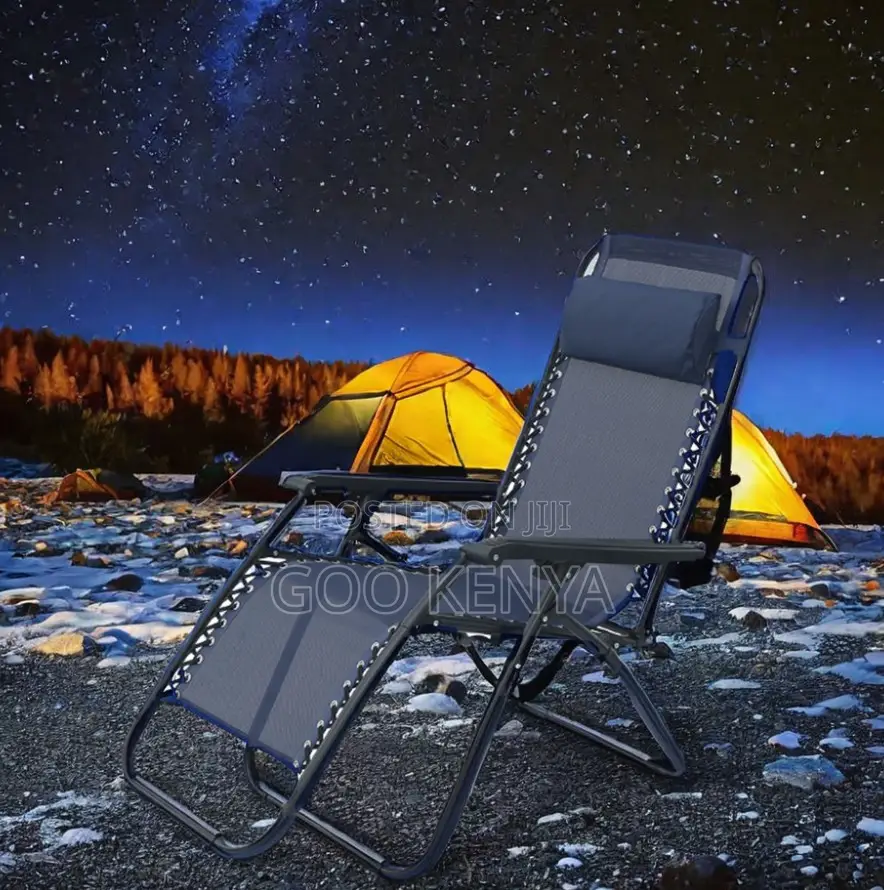 Home Chair; Removable Pillow Leisure Garden Beach Recliner Chair