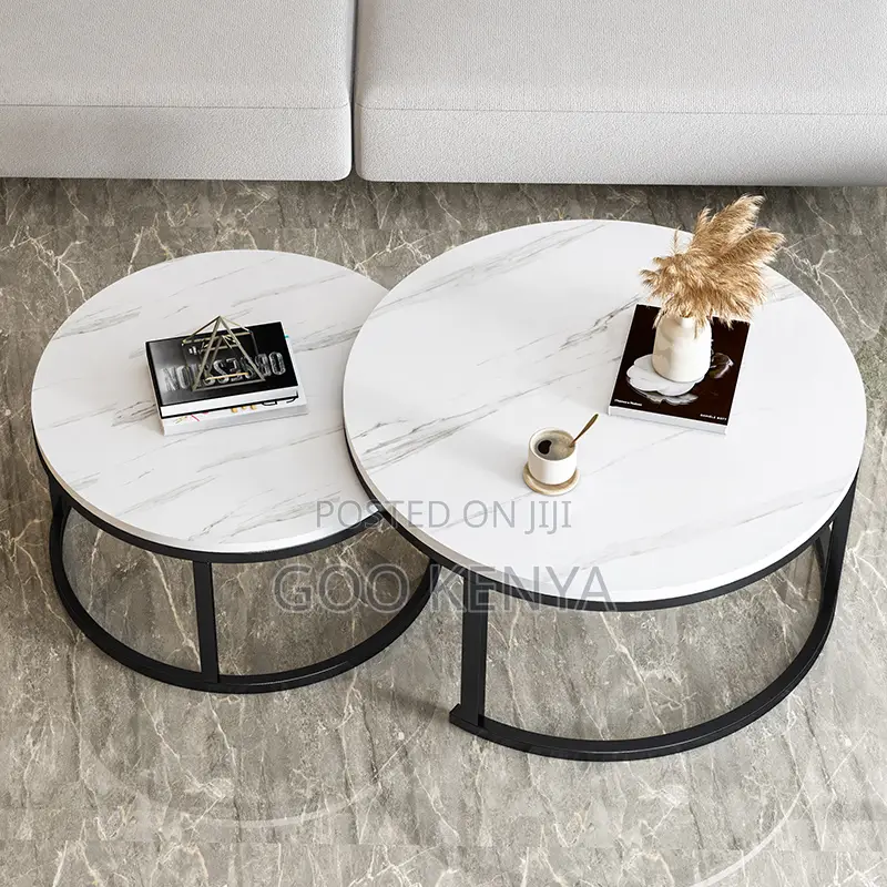 Home Table Set; Hot-Selling Marble Coffee Table for Small Living Rooms