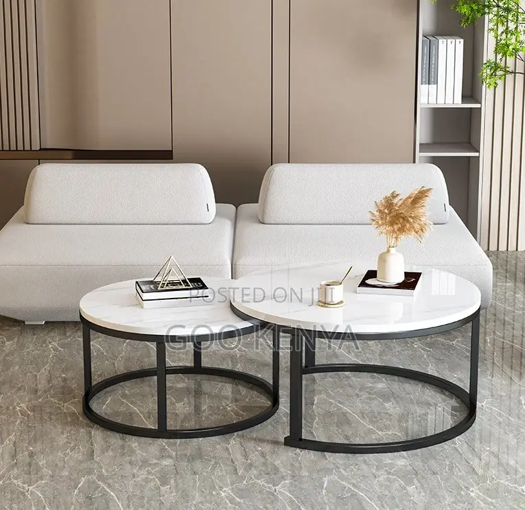 Home Table Set; Hot-Selling Marble Coffee Table for Small Living Rooms