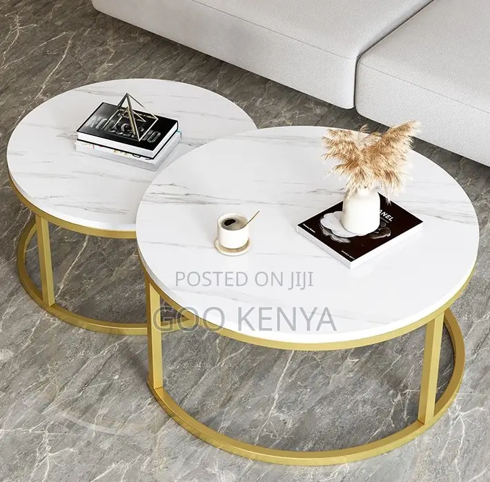 Home Table Set; Hot-Selling Marble Coffee Table for Small Living Rooms