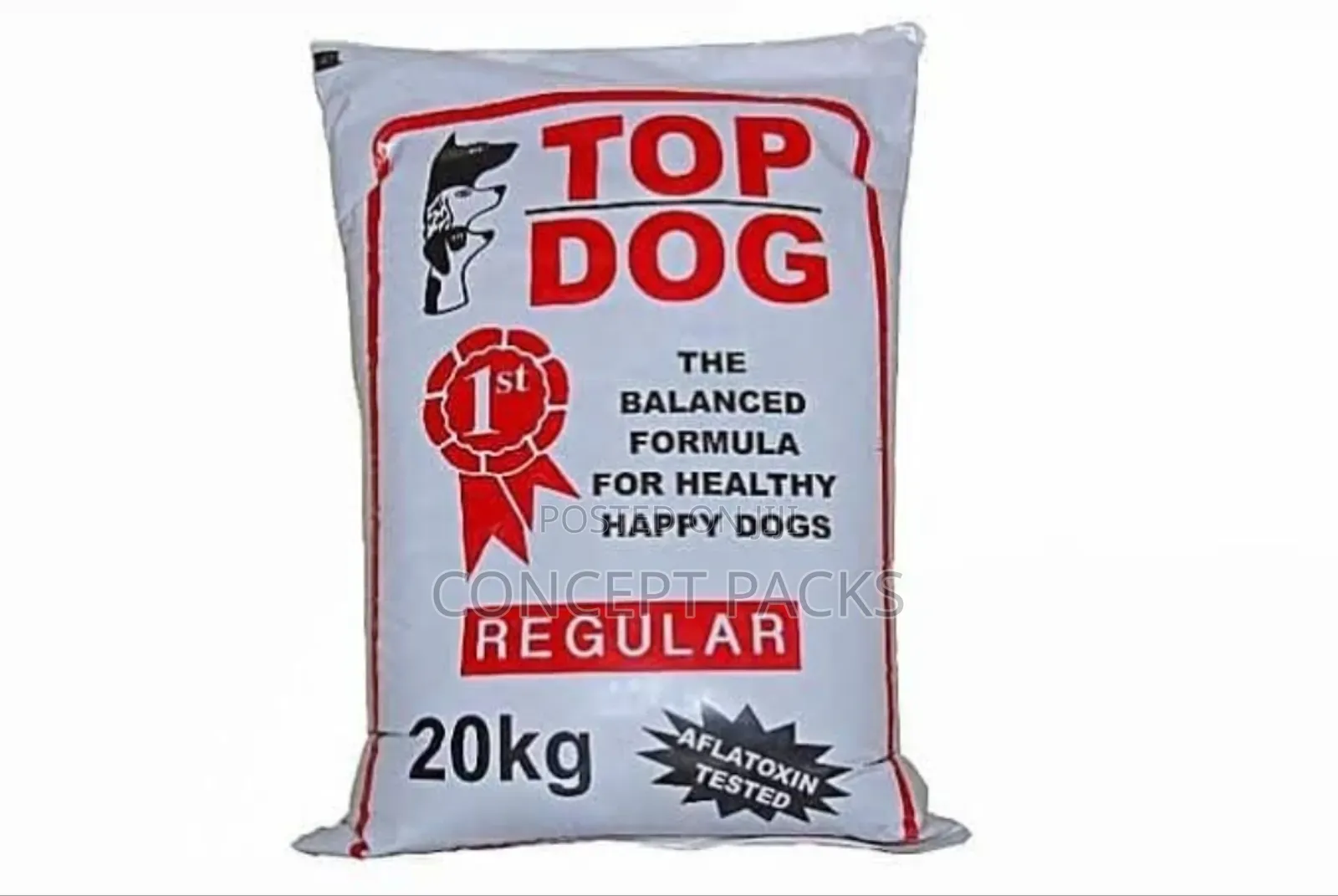 20kgs Top Dog Regular (Uncooked) Dog Food
