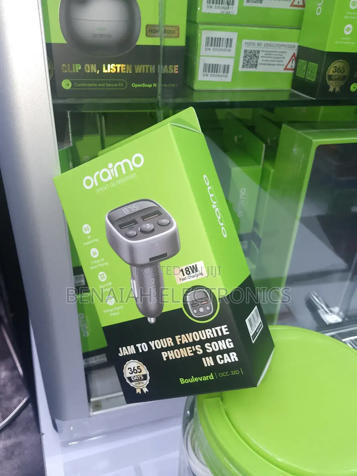 Car Boulevard Modulator 18watts Model:Occ-32d With Built-in Bluetooth