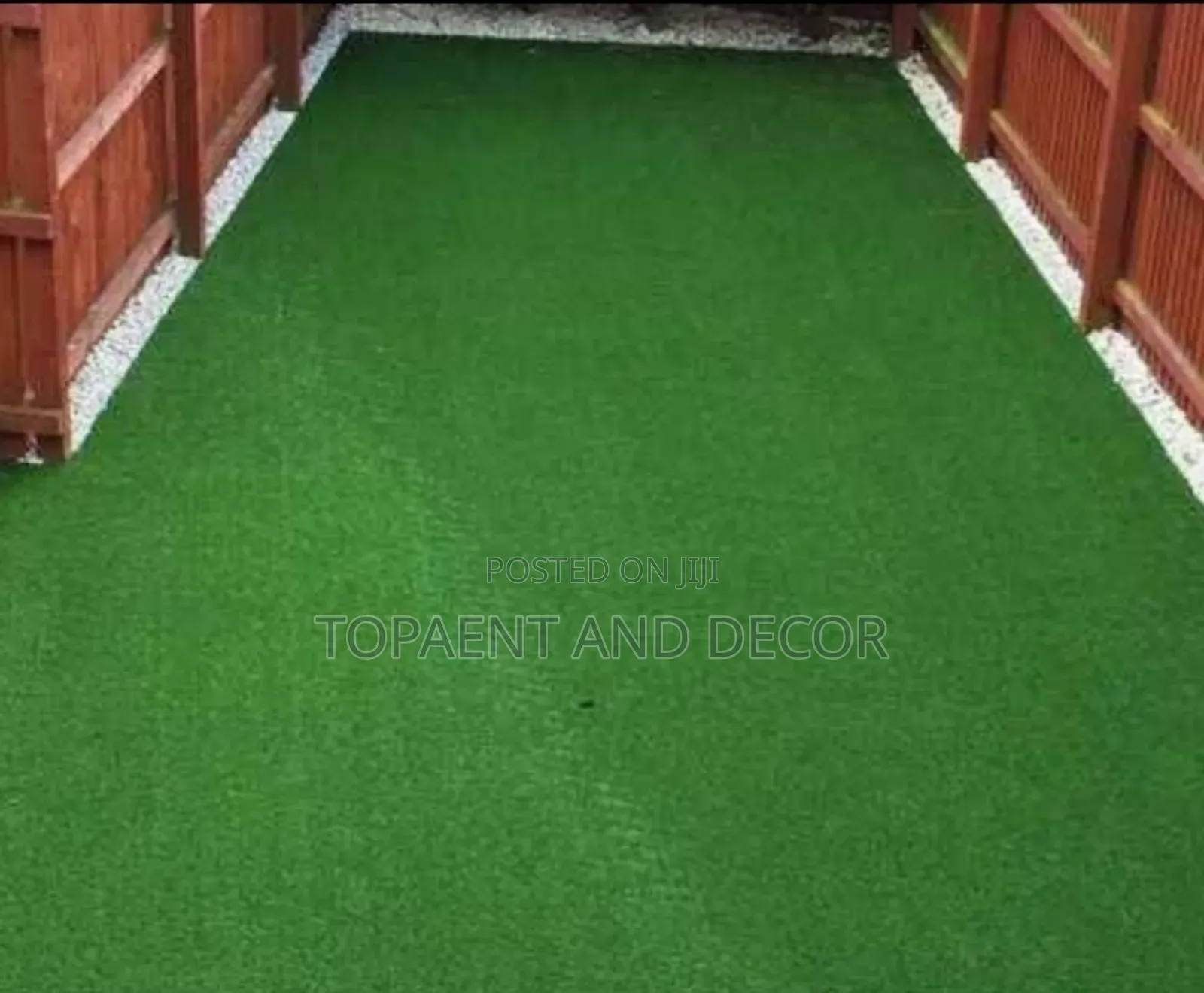 Realistic Texture of Artificial Grass Carpet for Corridor