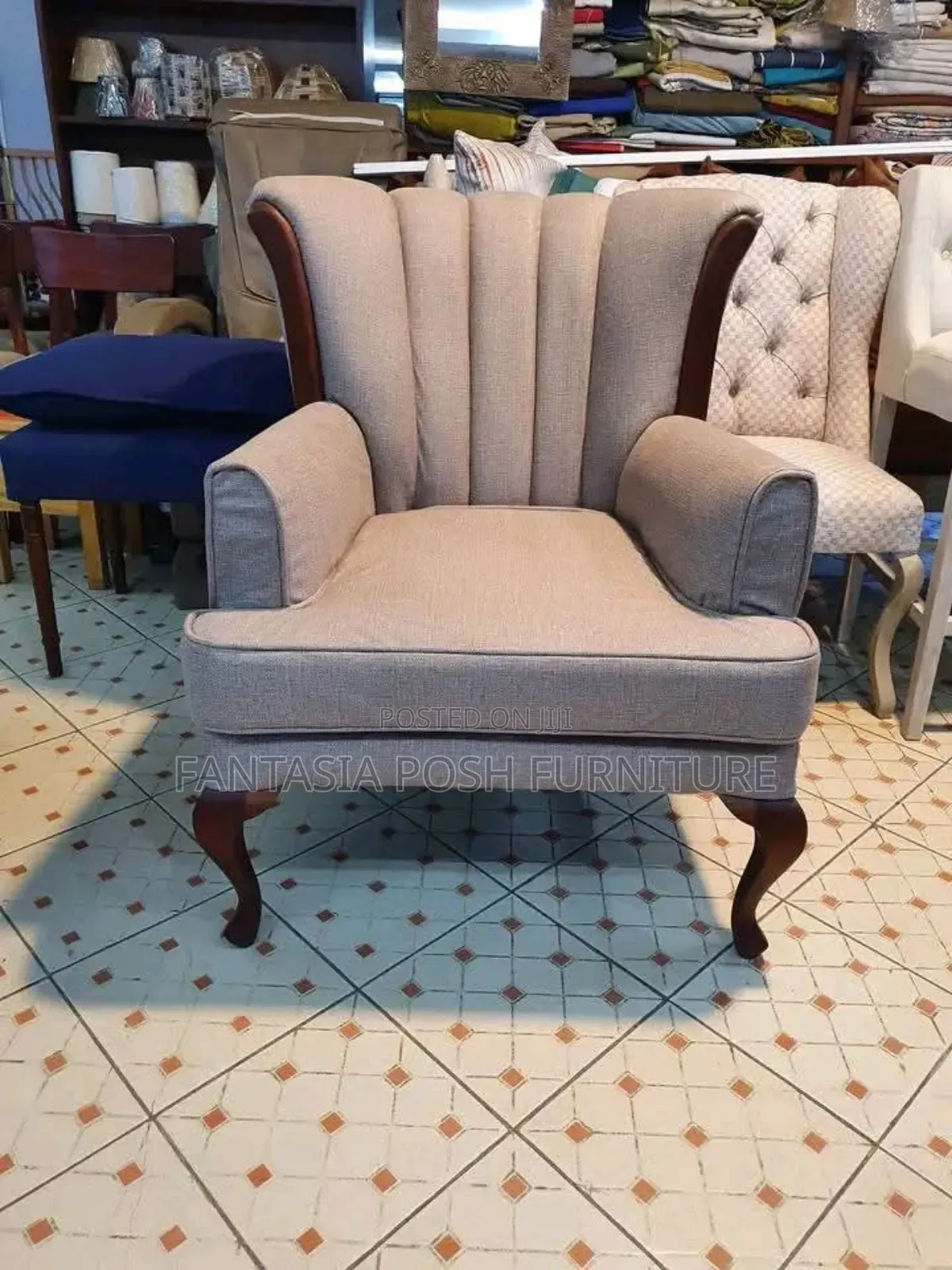 Classic Wingback Armchair