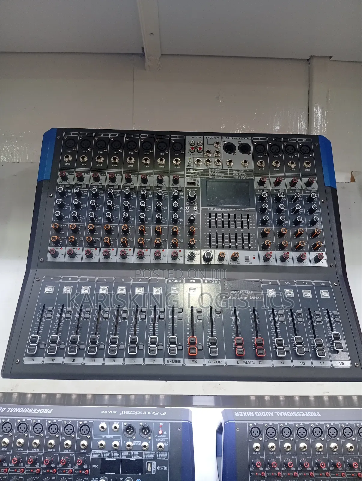 Pmy -Professional Mixer With 12 Channels