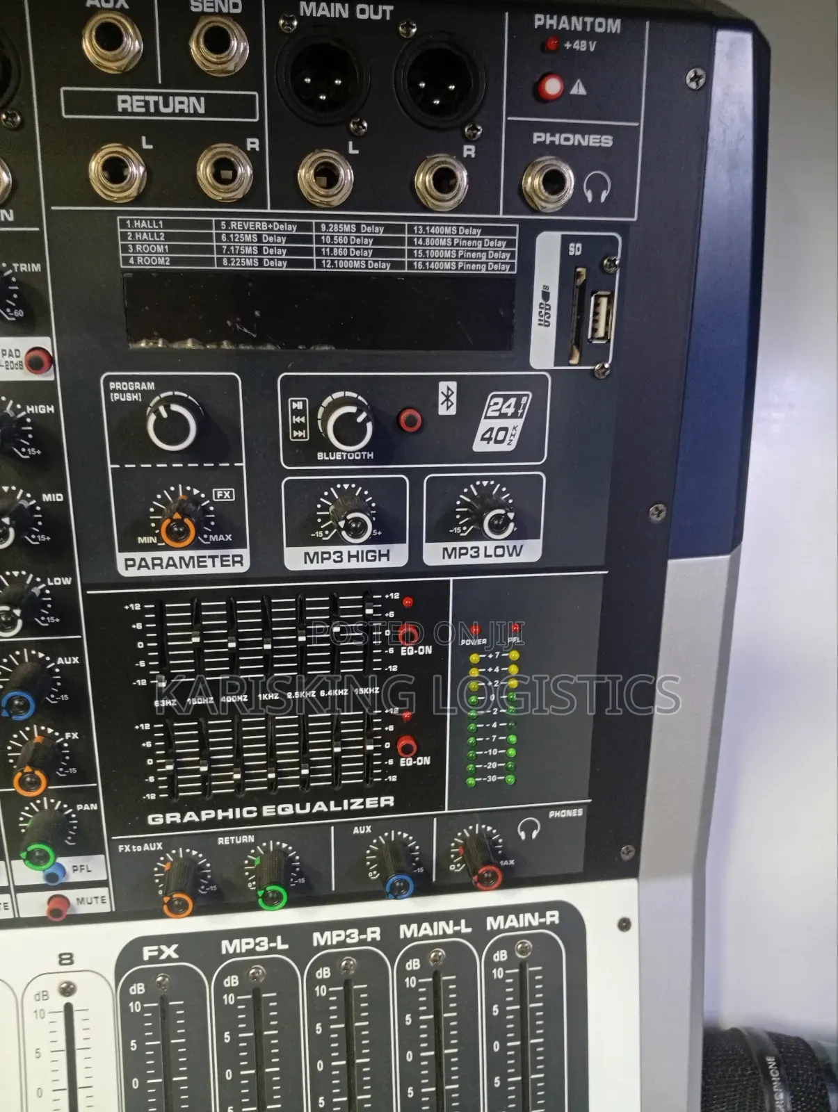 8 Channel Professional Mixer