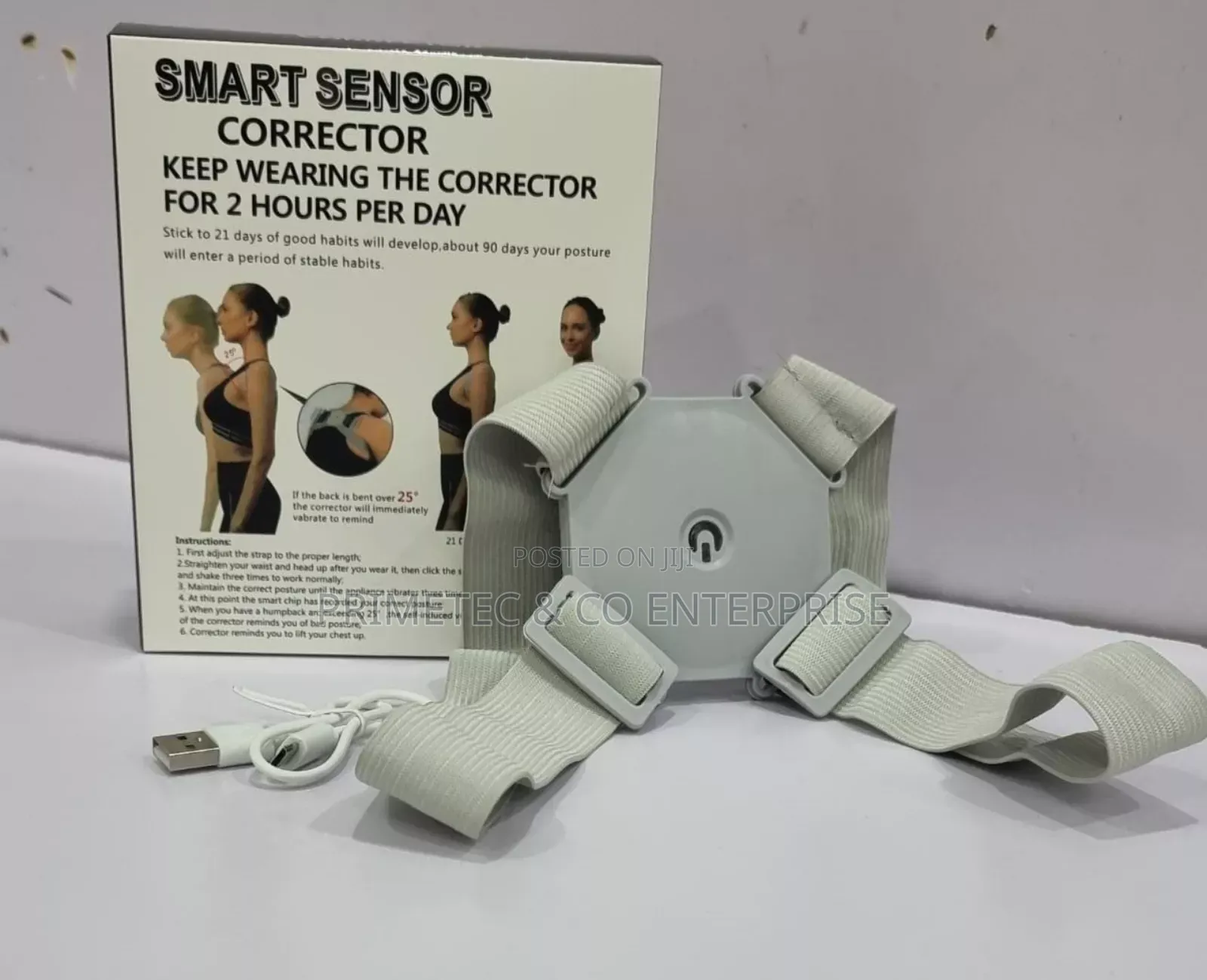 Rechargeable Smart Sensor Posture Corrector