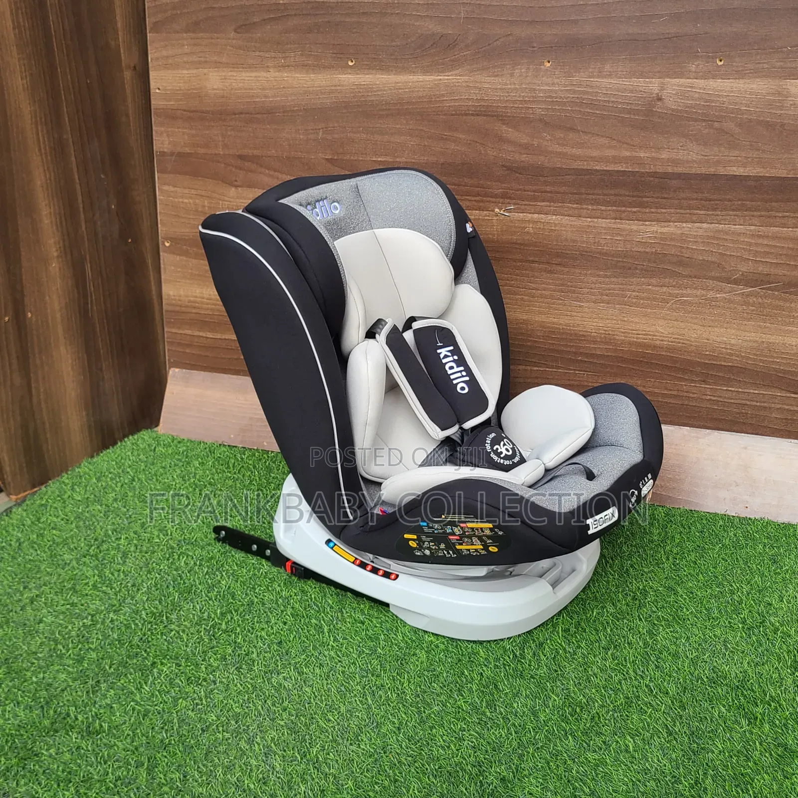 360°Spin Kidilo Car Seat--Secure Isofix +Extra Padding