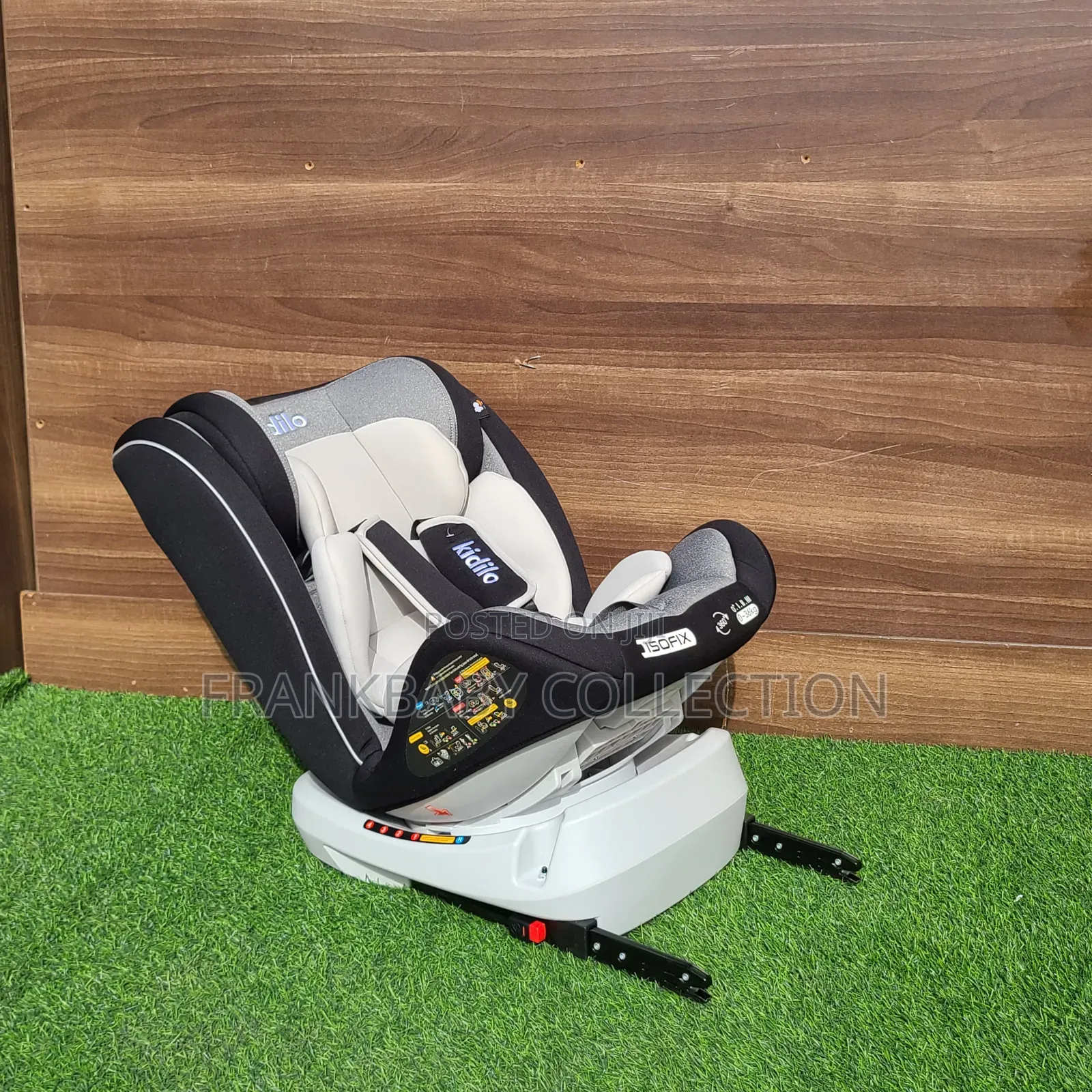360°Spin Kidilo Car Seat--Secure Isofix +Extra Padding