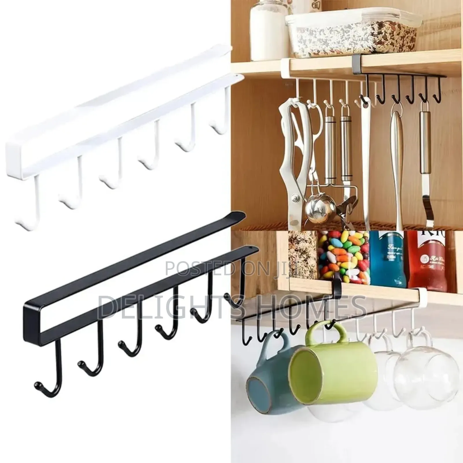 Iron 6 Hook Storage _Cu