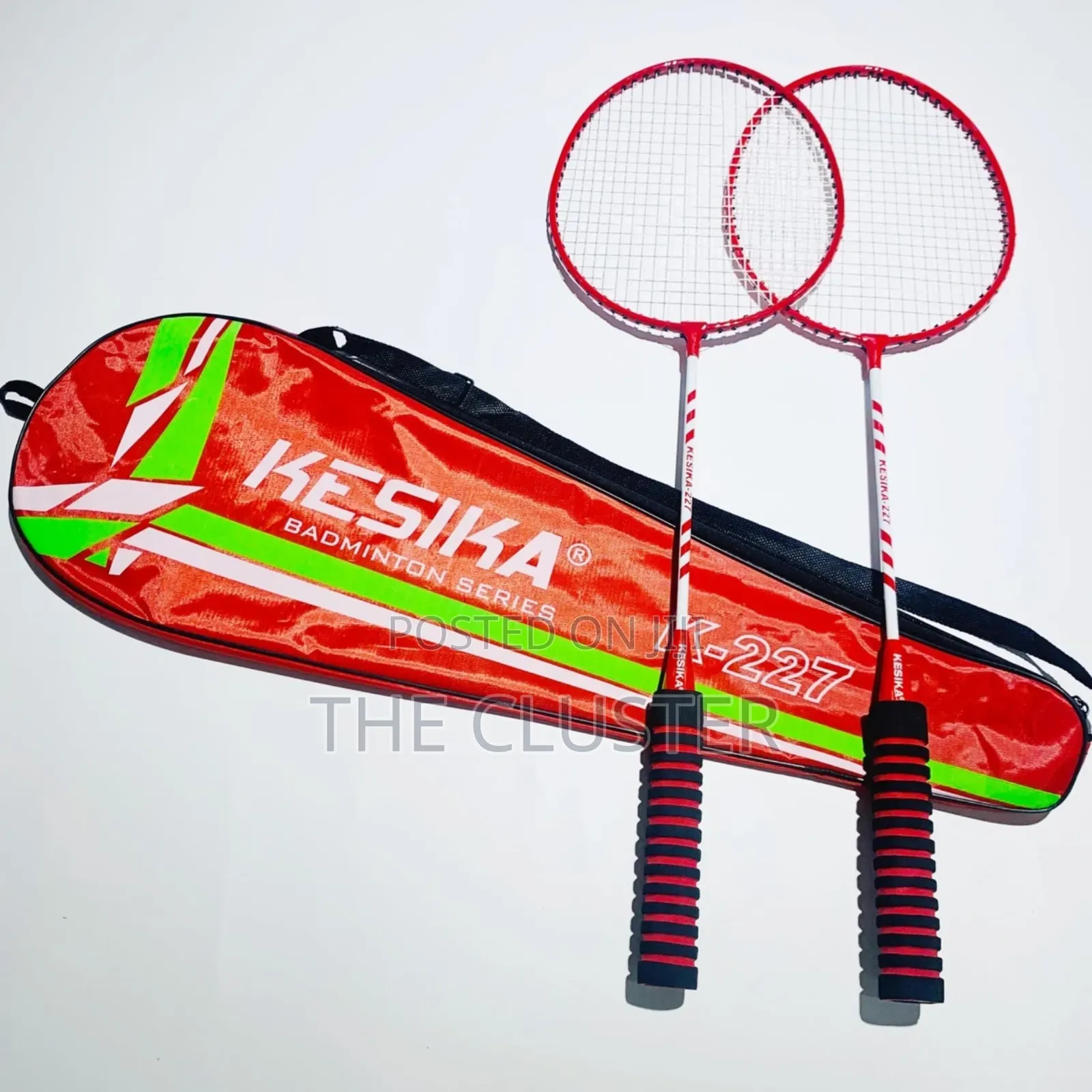 Red Kesika Badminton Set With 3 Shuttlecock