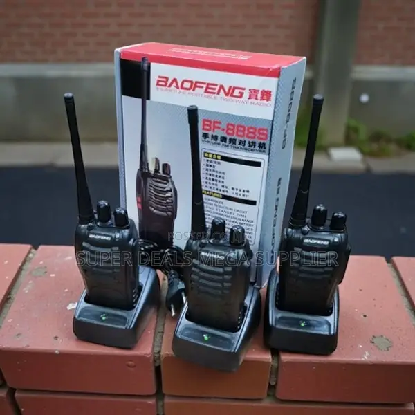 Bf-888s Baofeng 5km Range Portable Radio With 16 Channels Security