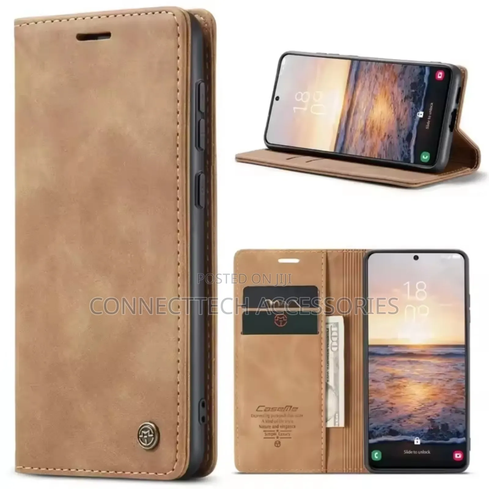 Samsung A17 Caseme Leather Flip Case