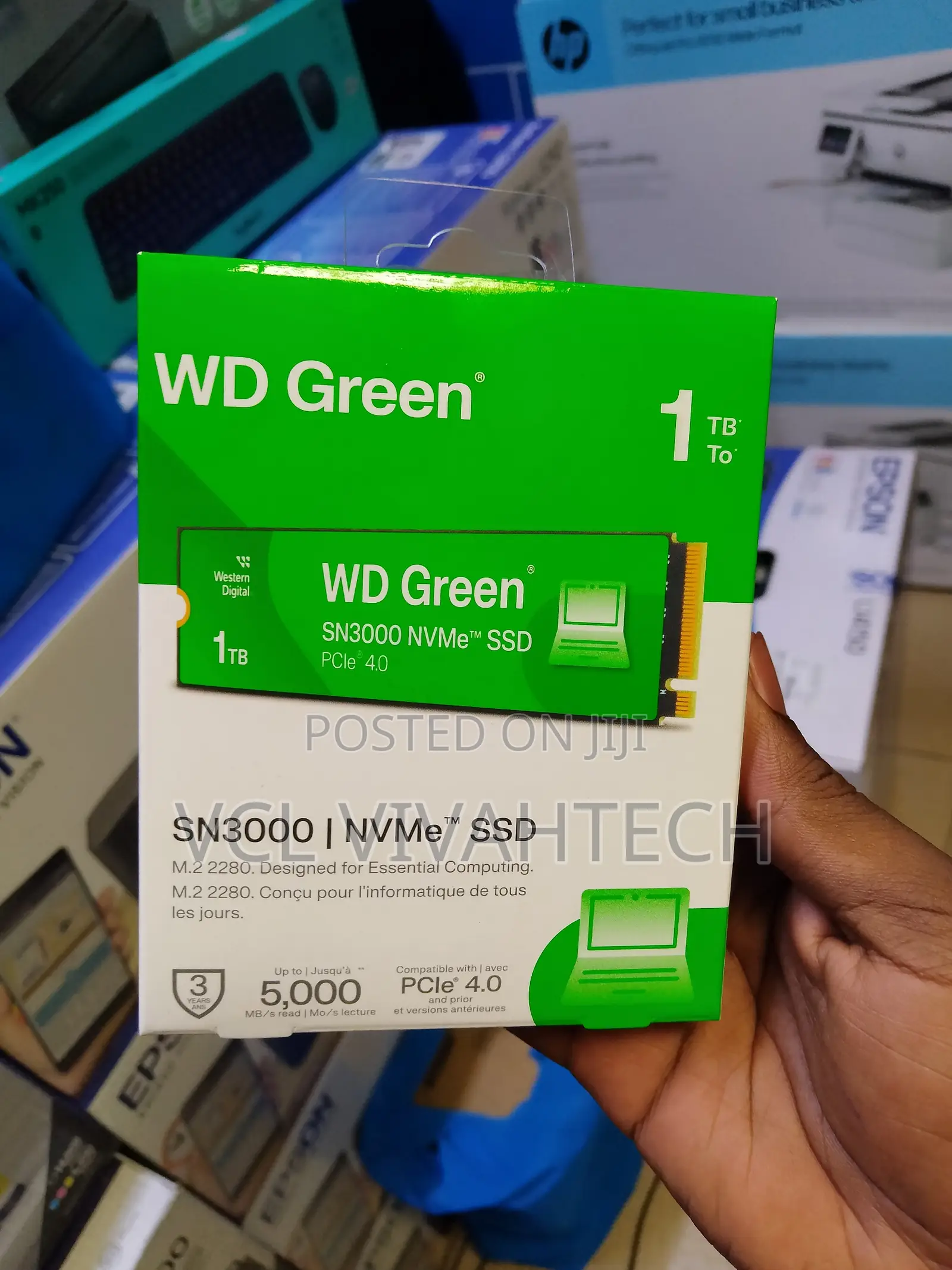 Wd Green Sn3000 Nvme 1tb Gen 4 SSD