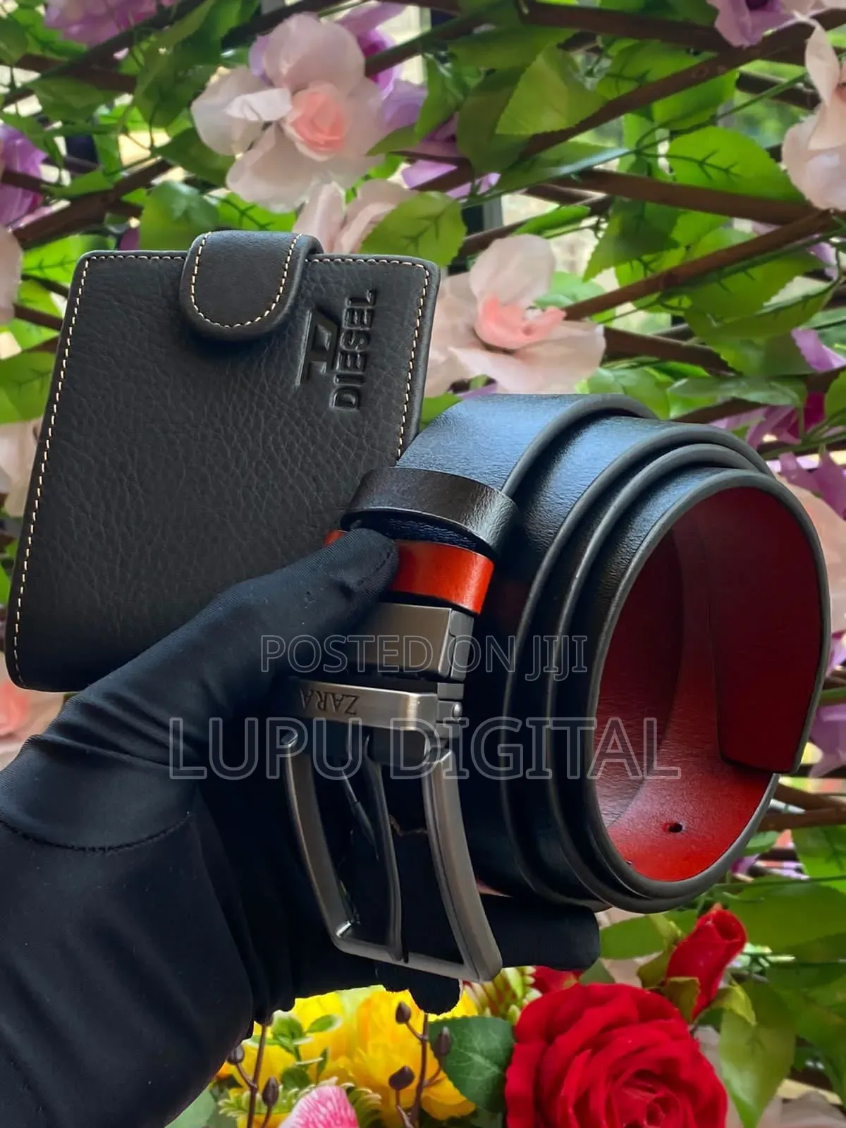 Leather Belt X Wallet Combo
