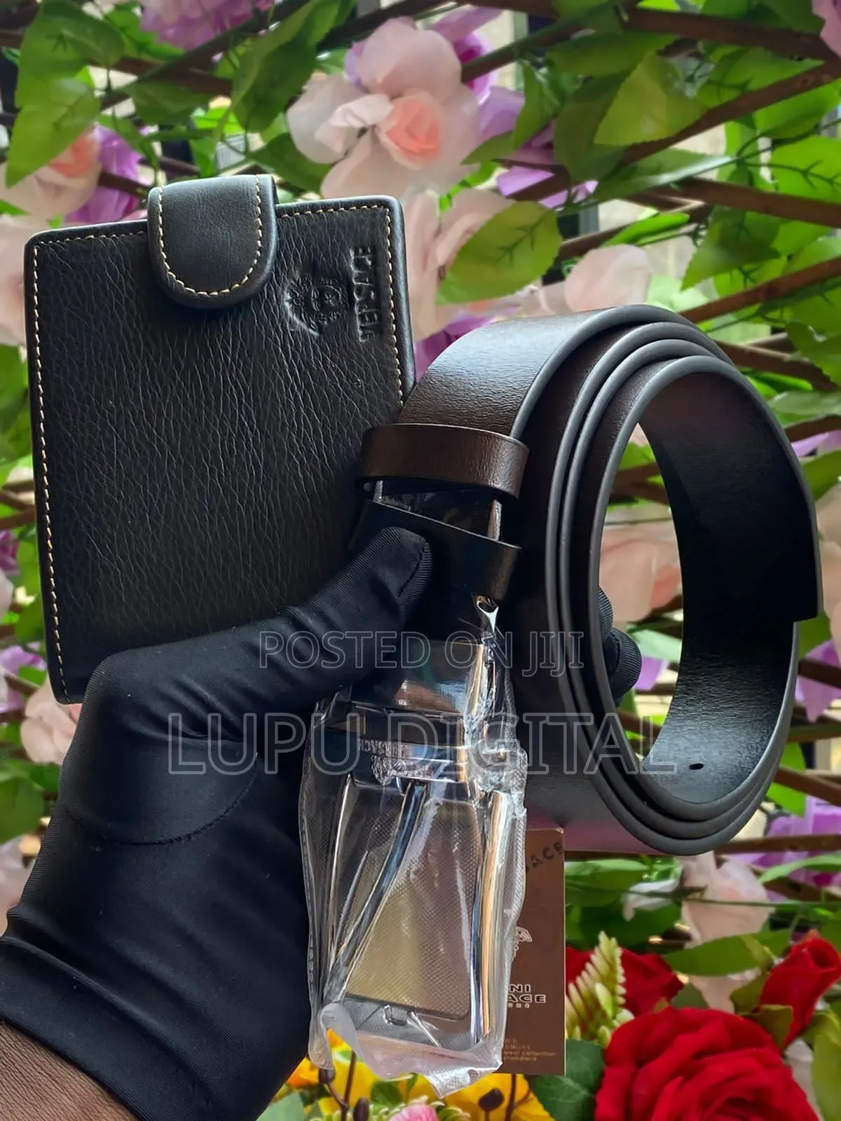 Leather Belt X Wallet Combo