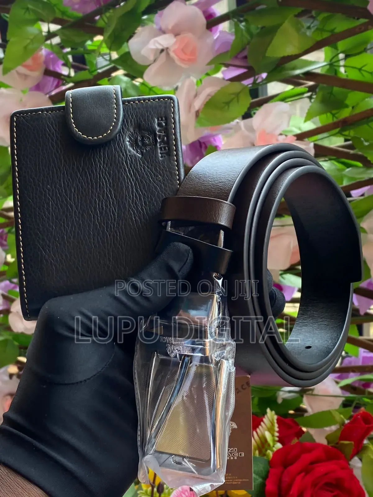 Leather Belt X Wallet Combo