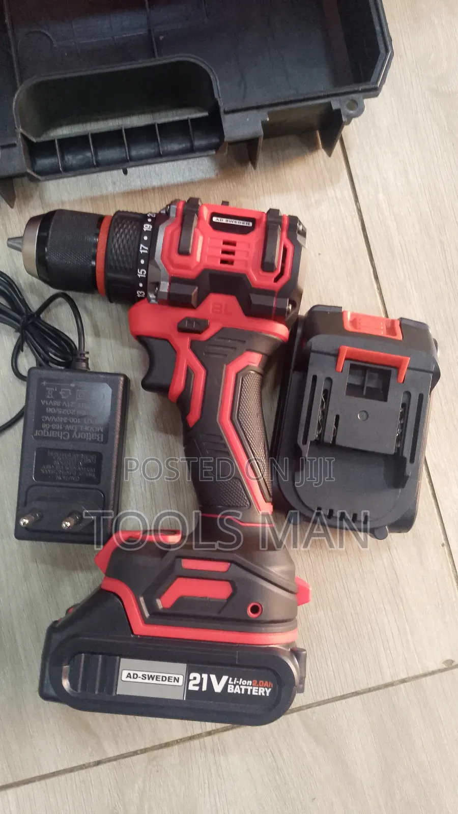 Ad Sweden 21v Cordless Impact Drill Kit. Cisivis 21v
