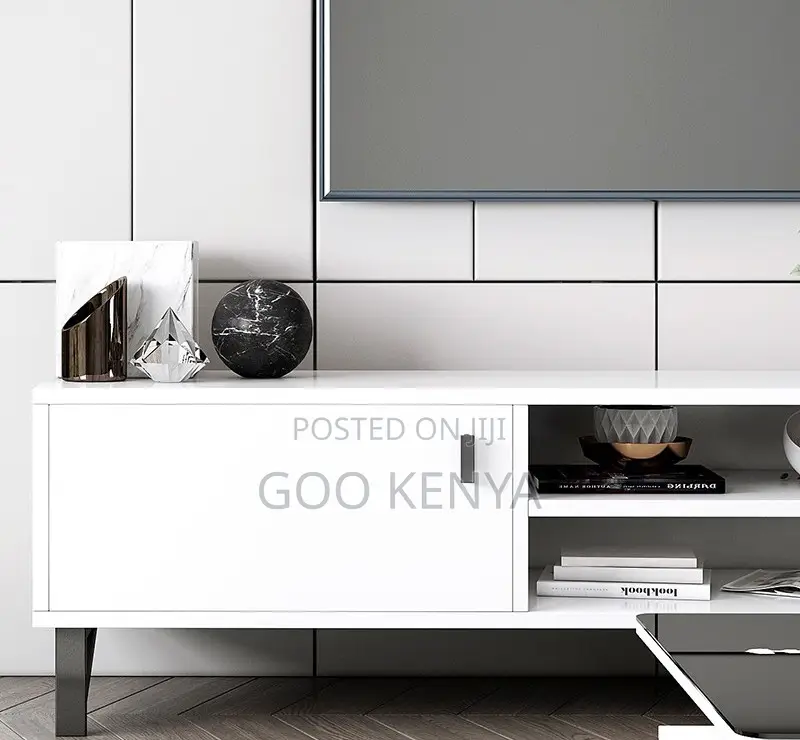 Home Tv Cabinet; Multi-Functional Wooden Tv Console With Showcasetable