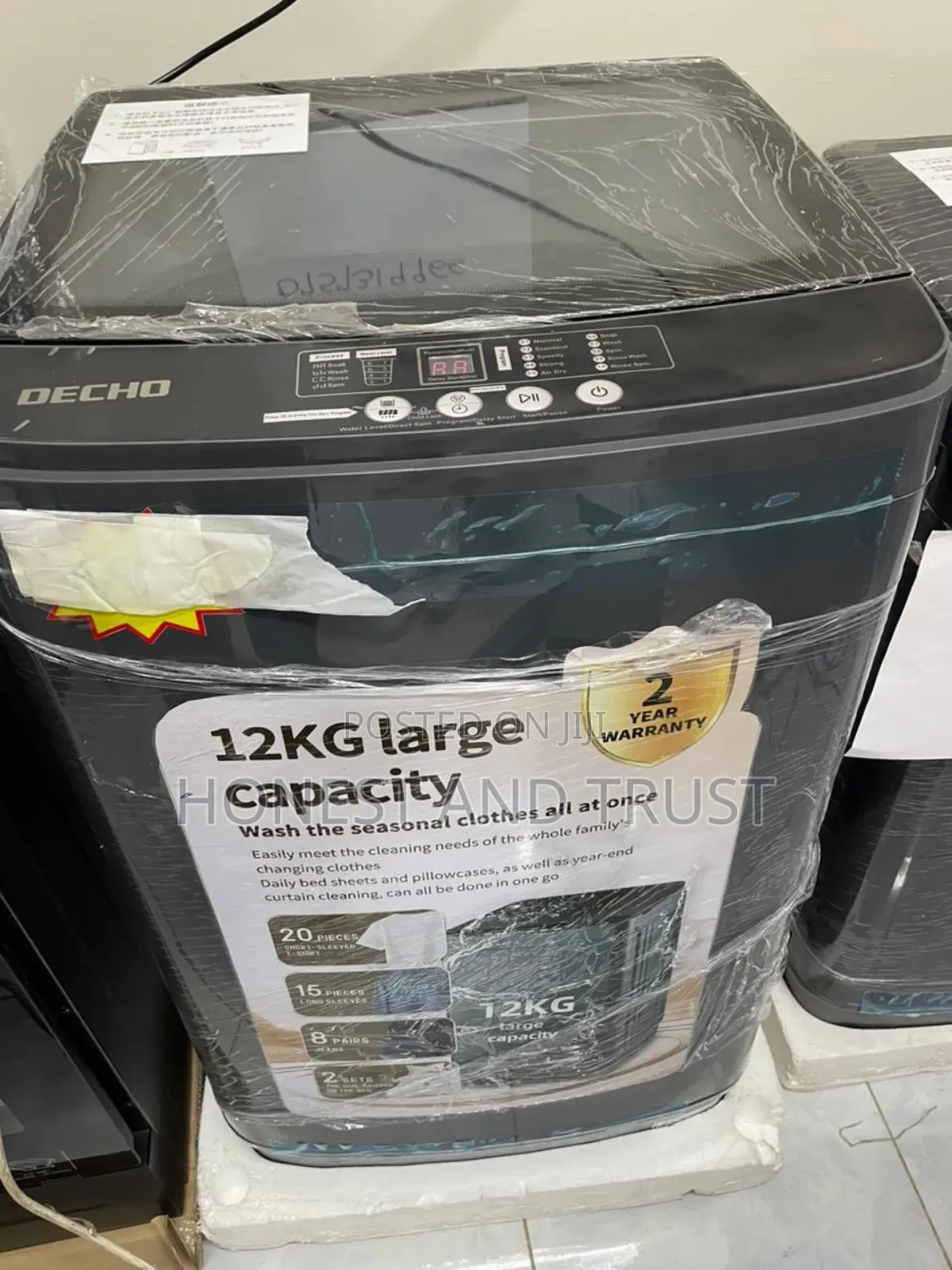 Decho 12kg Fully Automatic Washing Machine