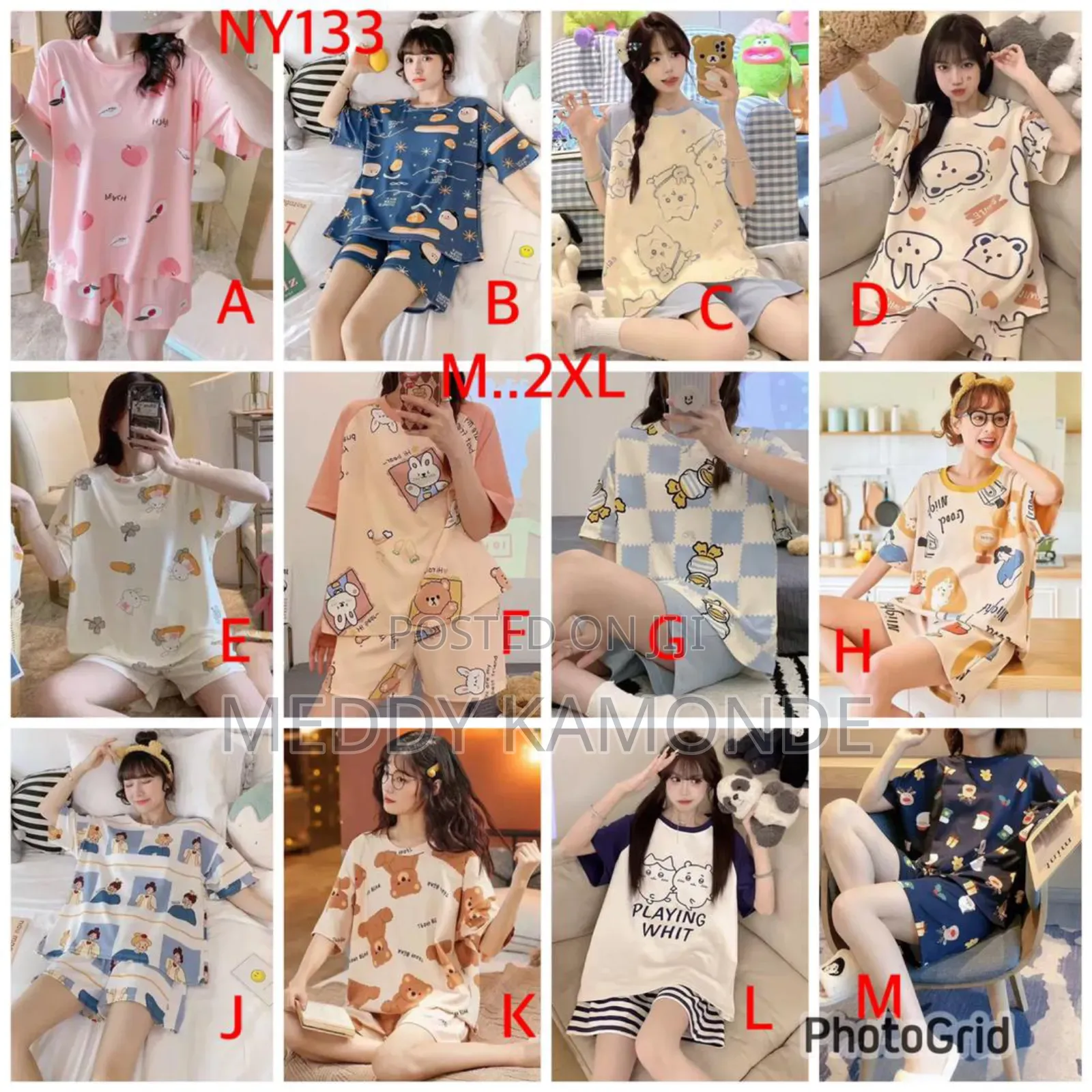 Designer Short Pajama/Sleep Wear