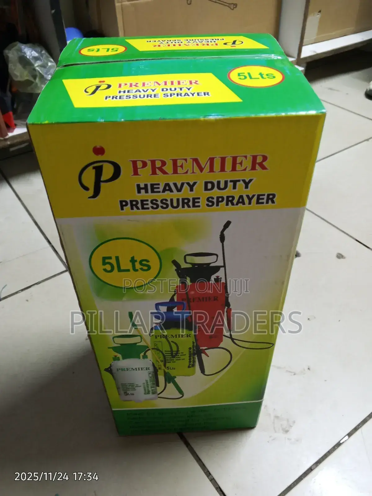 Premier Knapsack Sprayer 5litres Heavy Duty