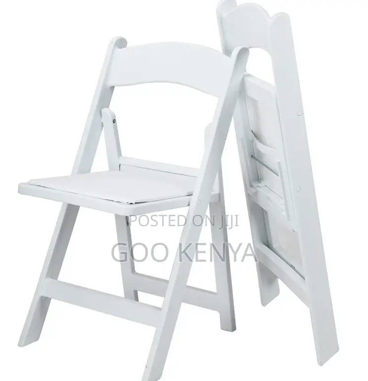 Home Chair; White Folding Outdoor Garden Wedding Banquet Chair