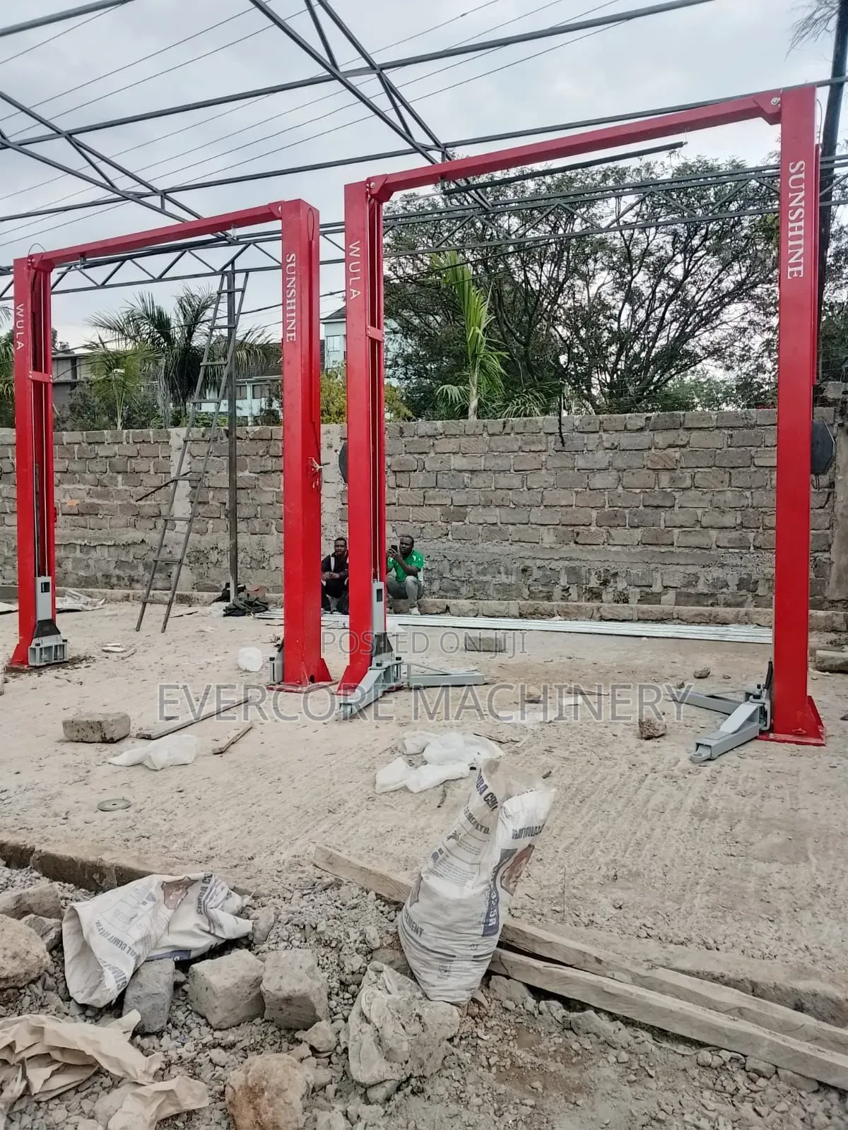 4tonne/4000kg Heavy Duty Two Post Carlift Machine.