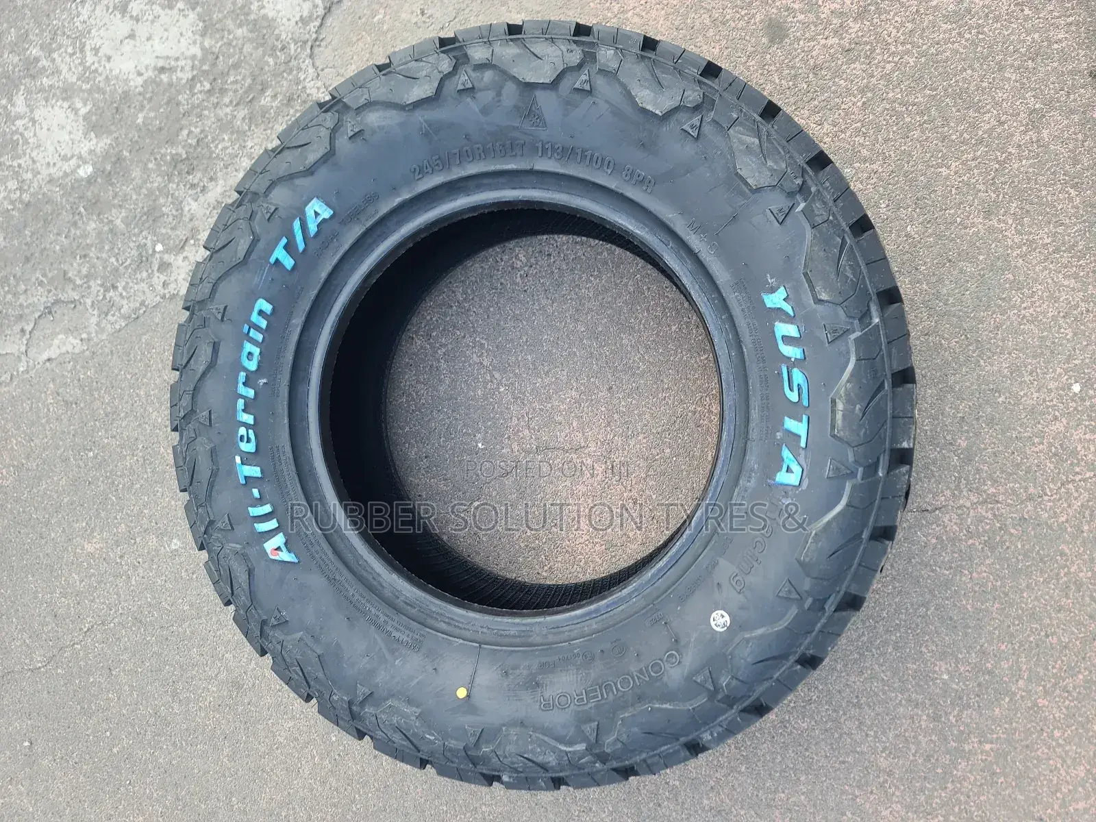 245 /70 R16 Yusta Tyres Lt8pr All-Terrain