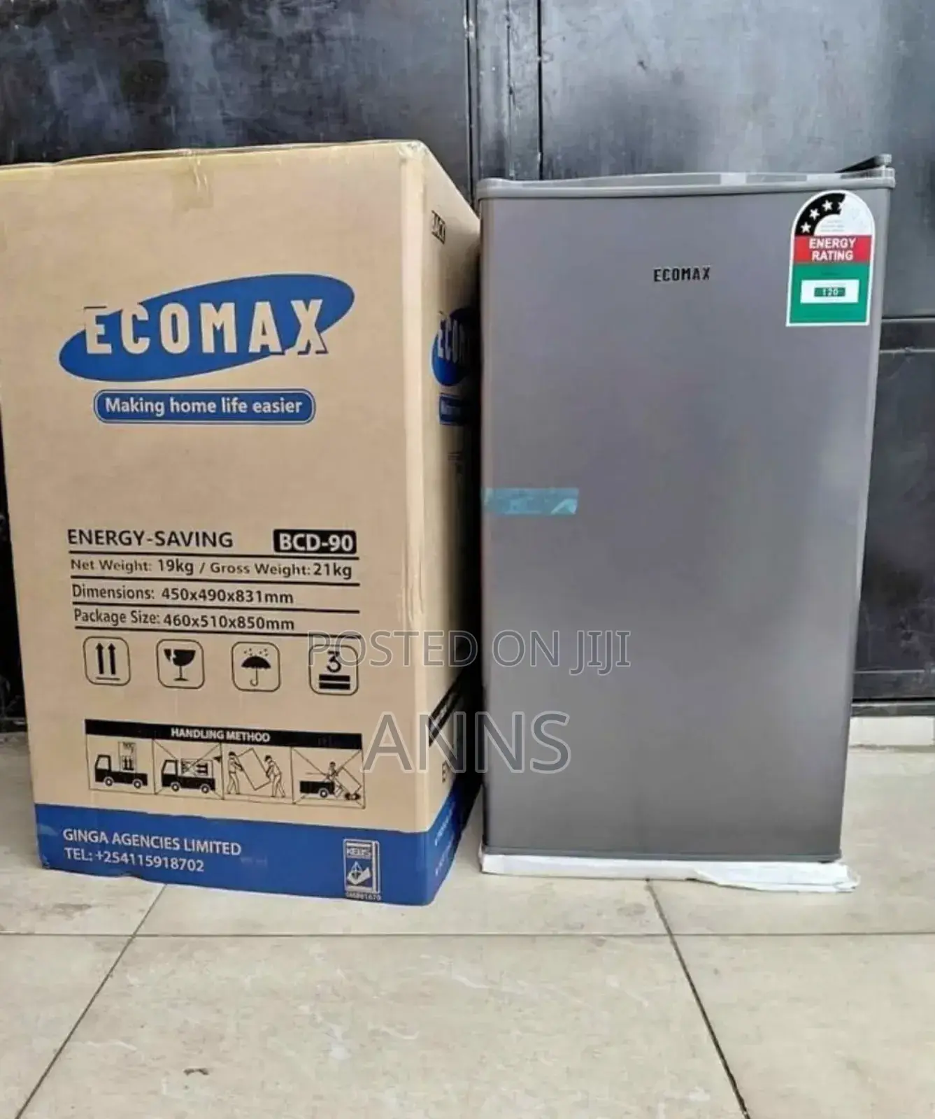 Ecomax 90 Litres Single Door Fridge