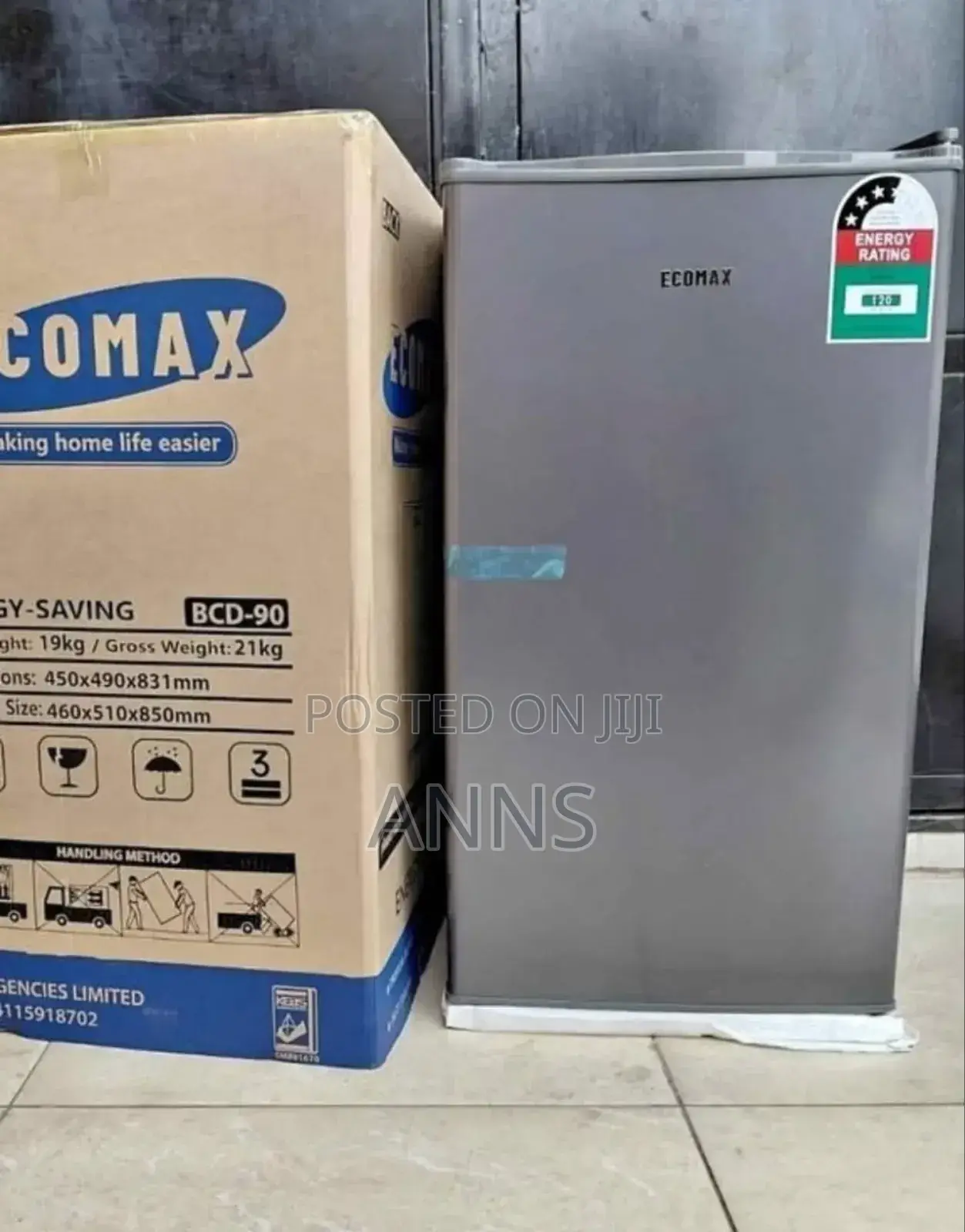 Ecomax 90litres Single Door Fridge