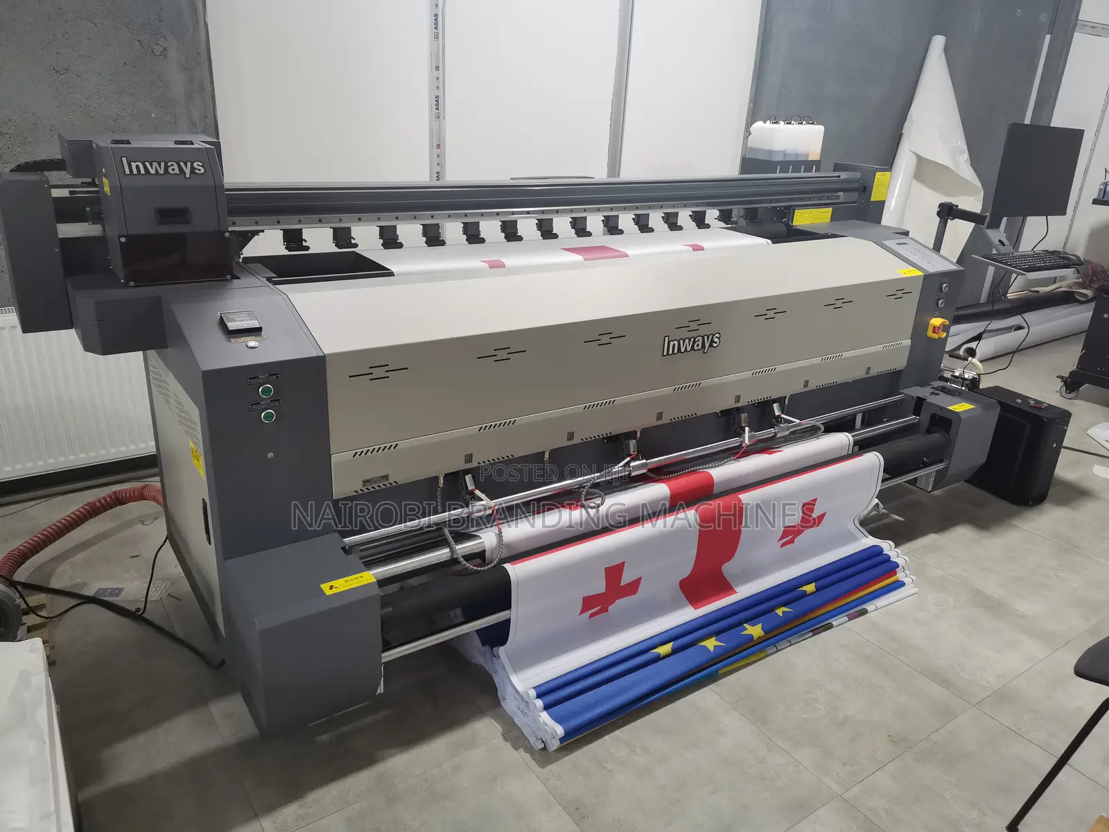 2m Flag Printer With 4pcs I3200 Print Heads - Digital Textile